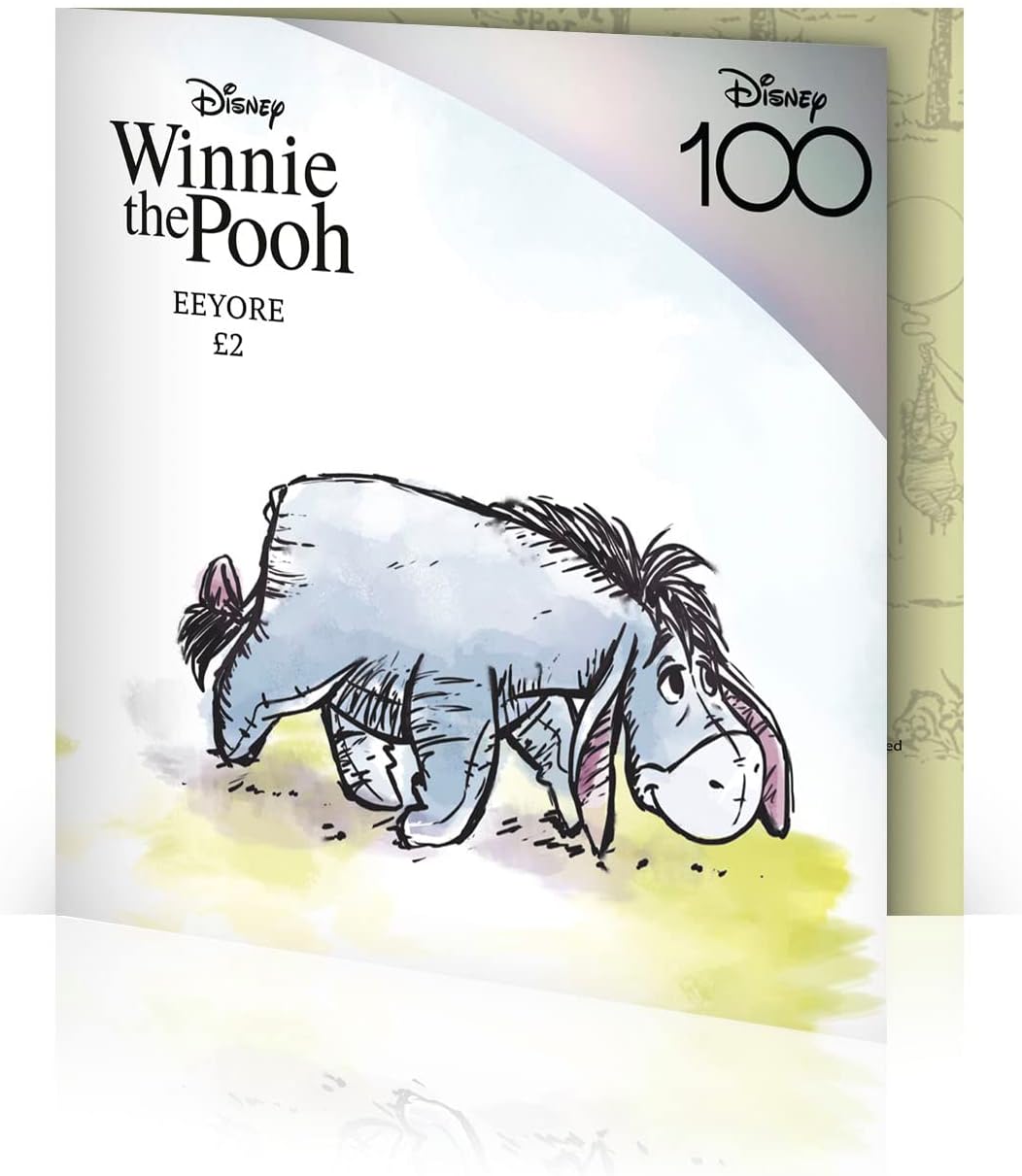 Islas Pitcairn 2 libras, 2023 100 Aniversario de Disney - Winnie the Pooh.
