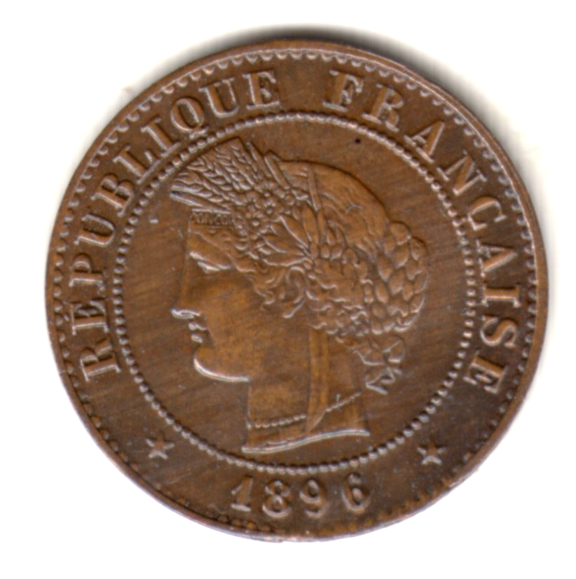 FRANCIA 1 centime 1896 A -  REPUBLICA