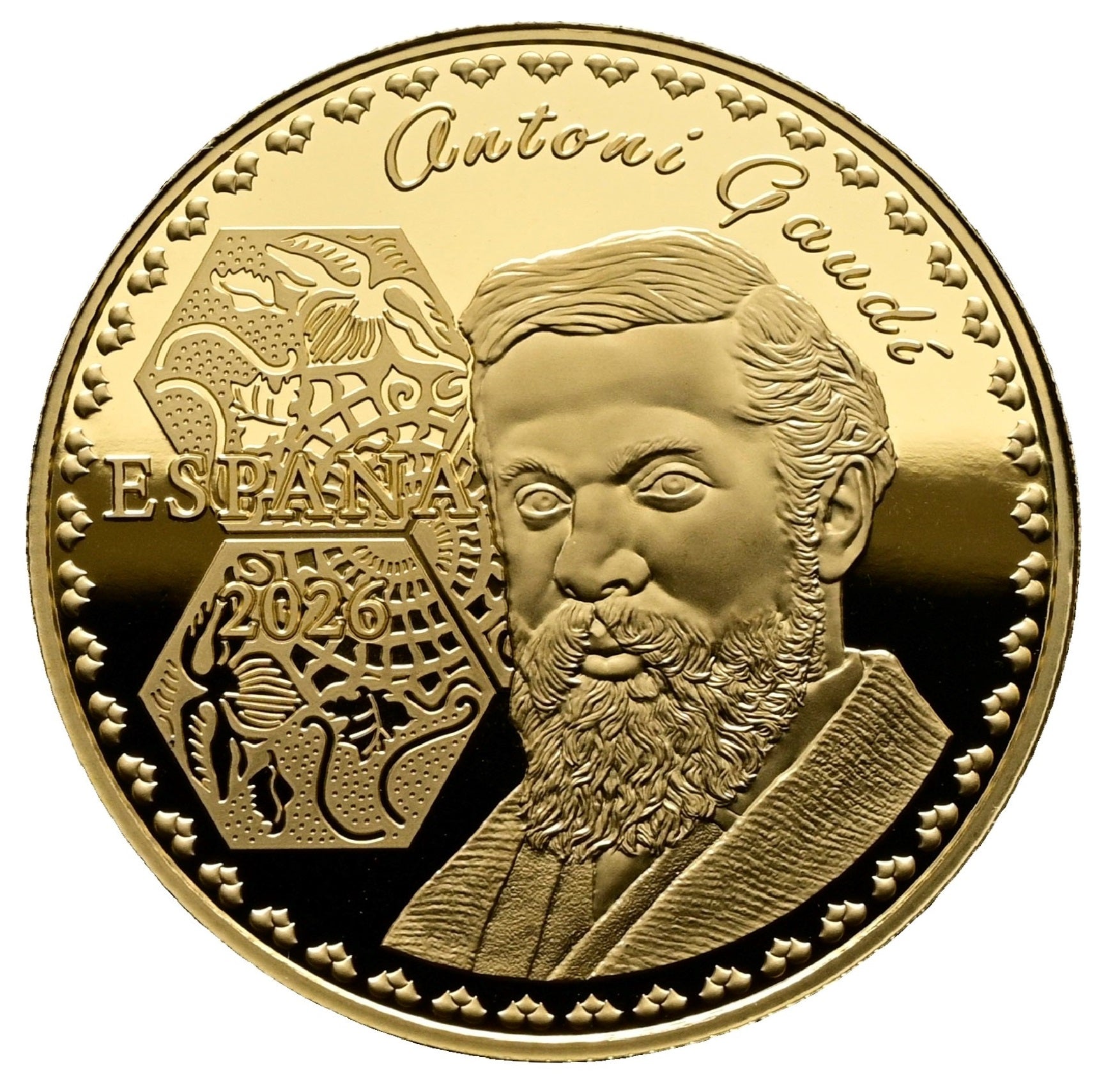 400 euro oro  ESPAÑA 2026 - Sagrada Familia - Centenario Gaudi