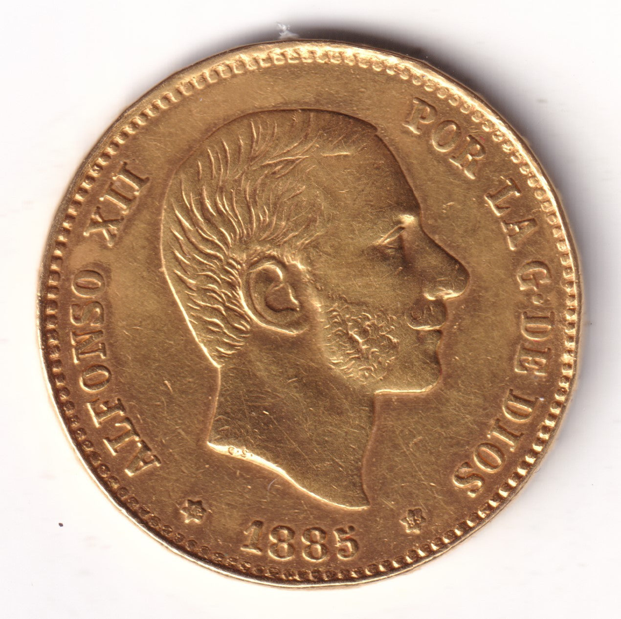 25 pesetas ESPAÑA 1885 - Alfonso XII *18* *85*