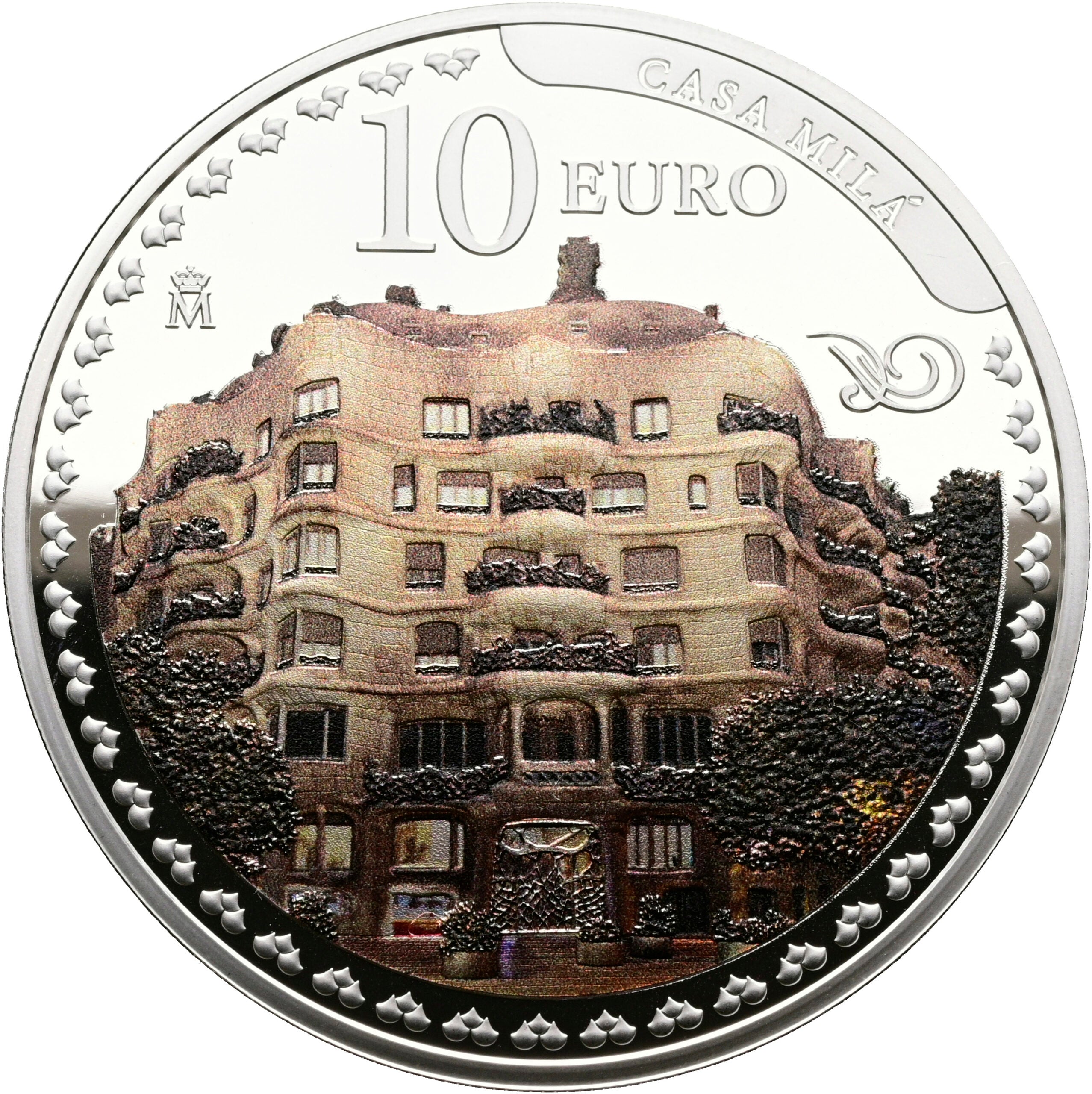 10 euros plata ESPAÑA 2026 CASA MILÁ - Centenario Gaudí