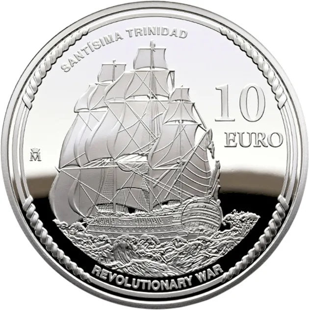 10 euros plata ESPAÑA 2026 - ALMIRANTE LUIS CORDOVA (250 ANIV. EEUU)