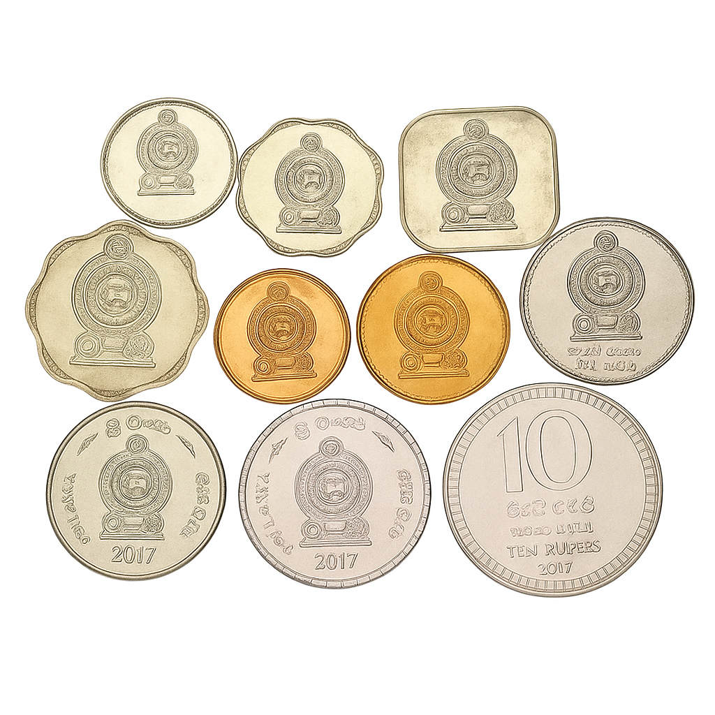 Serie SRI LANKA 1978 / 2017 - 10 monedaS