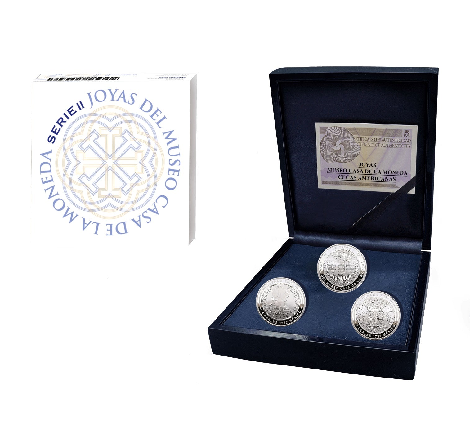 serie plata 3 x 10 € II SERIE: JOYAS DEL MUSEO CASA DE LA MONEDA