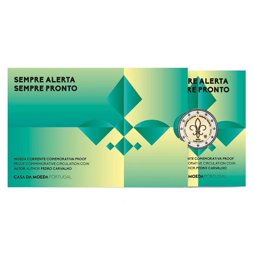 2 euros PORTUGAL 2025 - Movimiento Scout (PROOF)