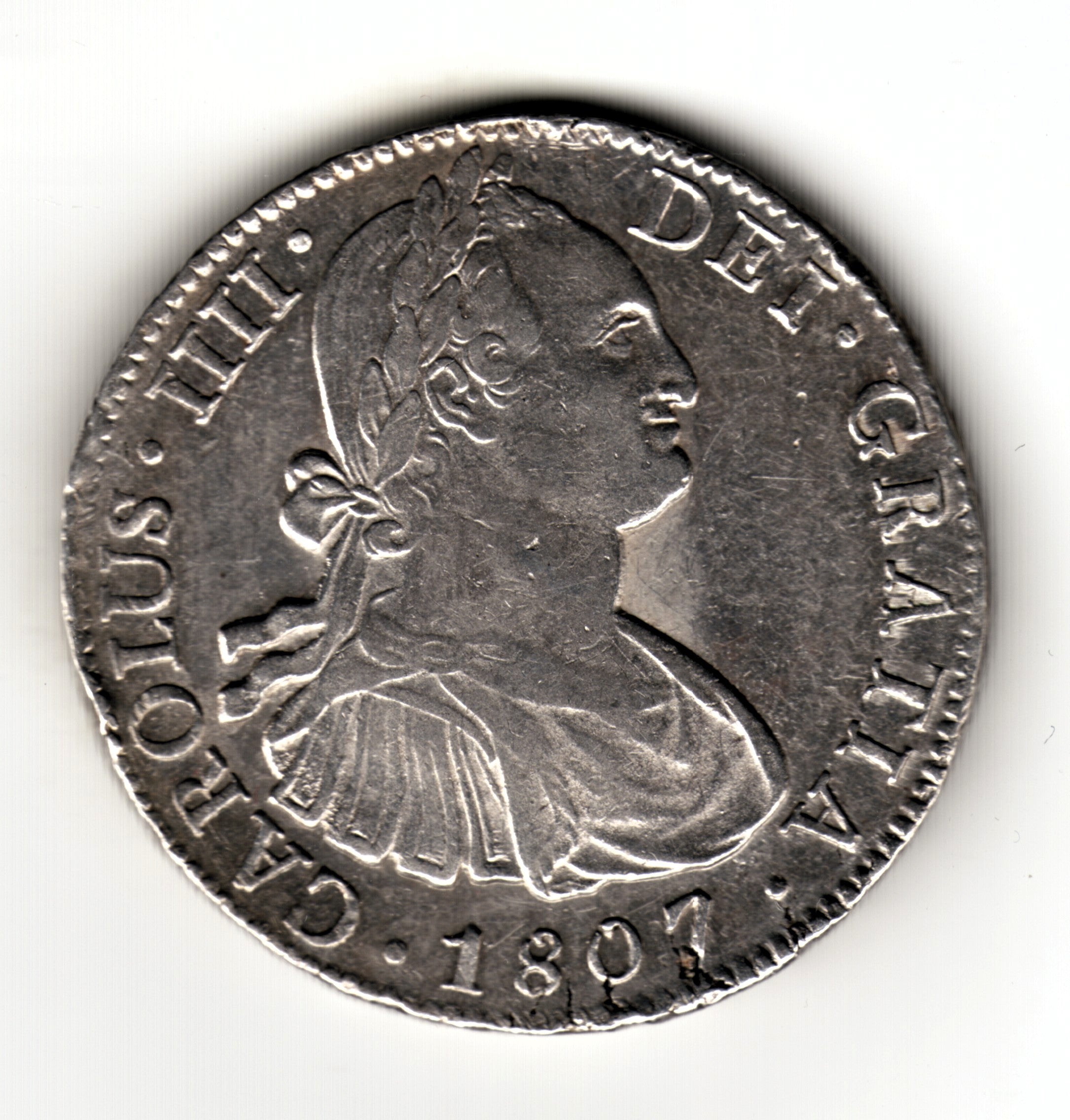 8 reales MEXICO 1807 - Carlos IV MEXICO TH