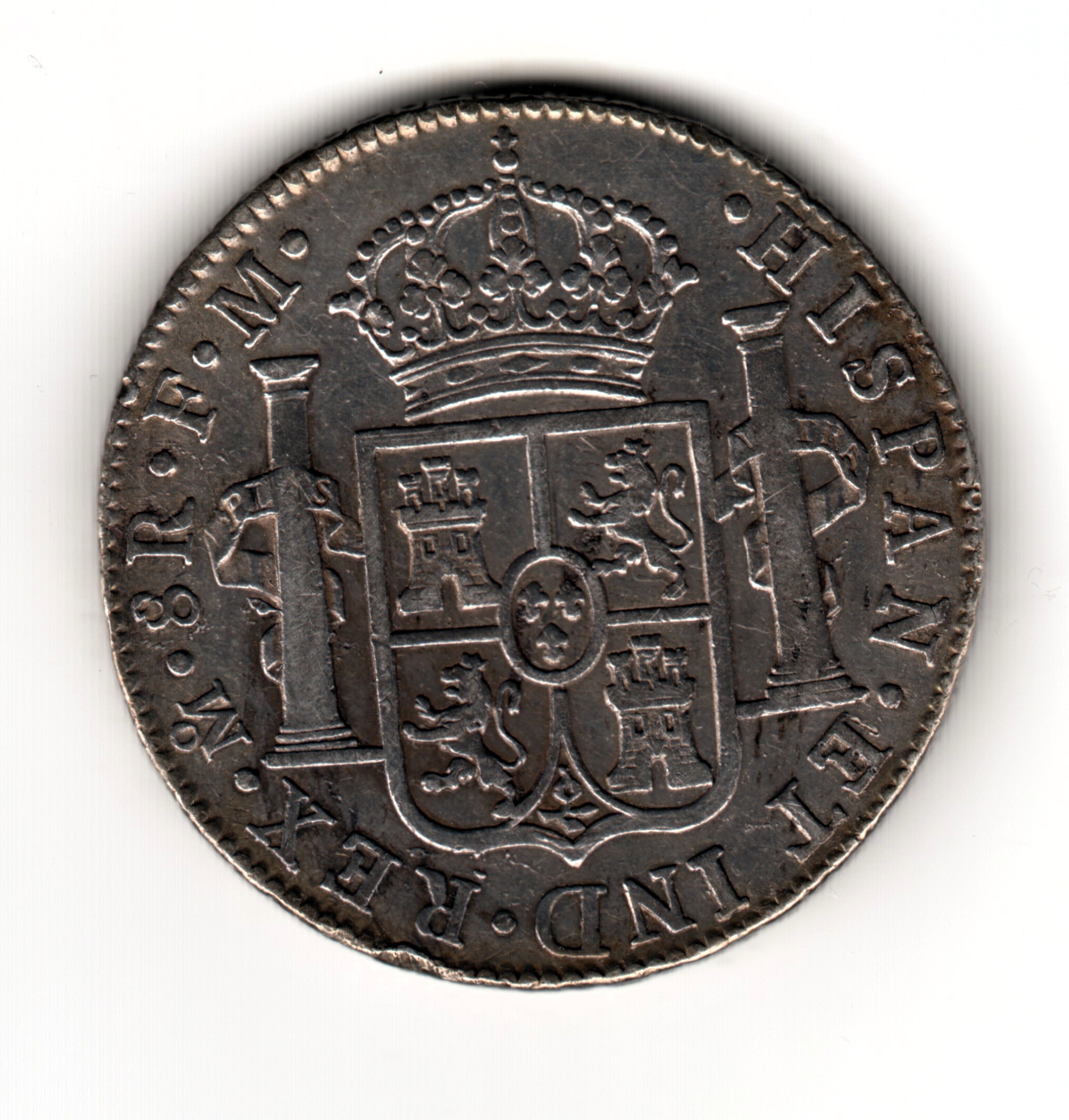 8 reales SPAIN 1791 - FM Mexico (Charles IV)