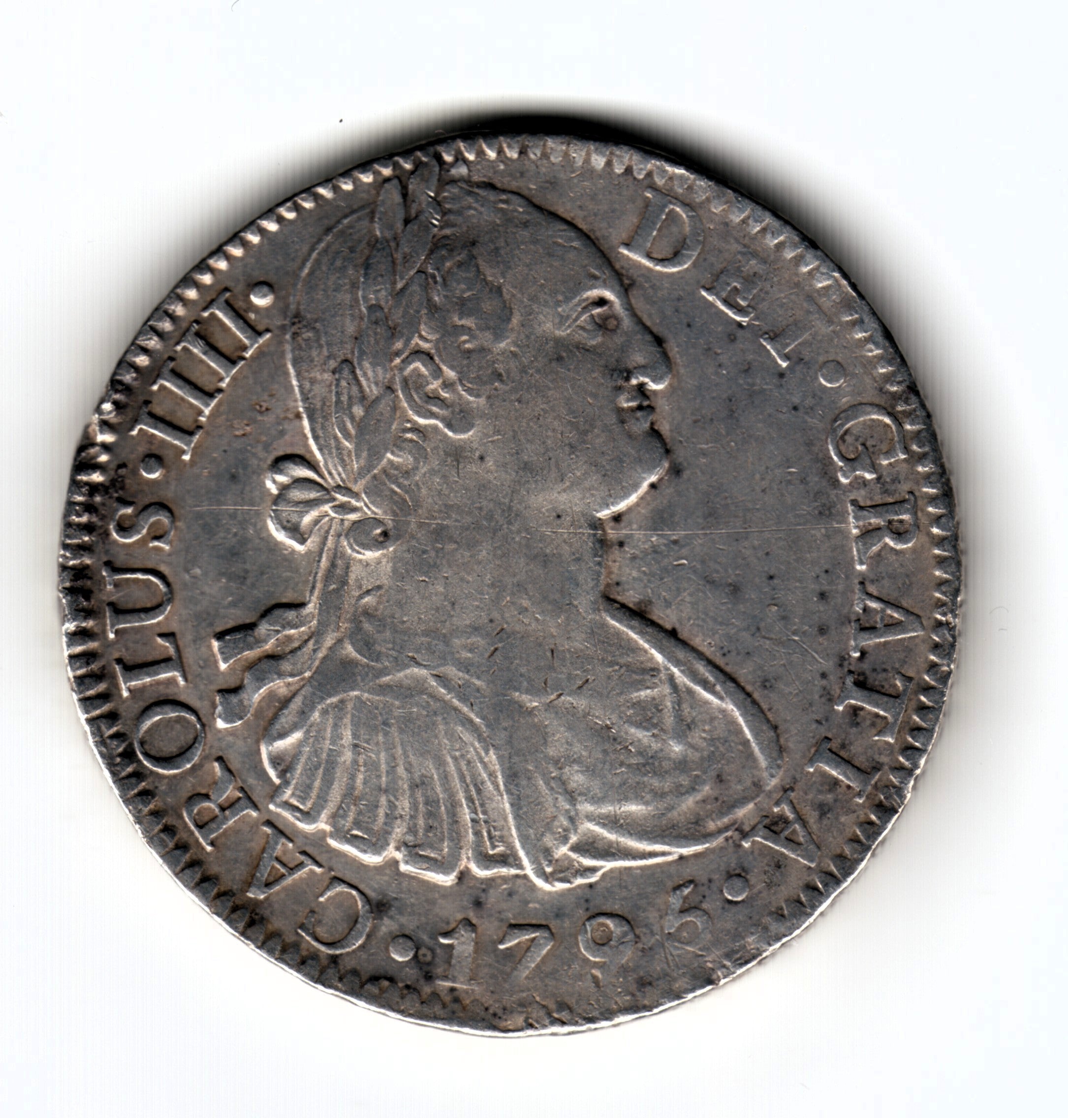 8 reales SPAIN 1791 - FM Mexico (Charles IV)