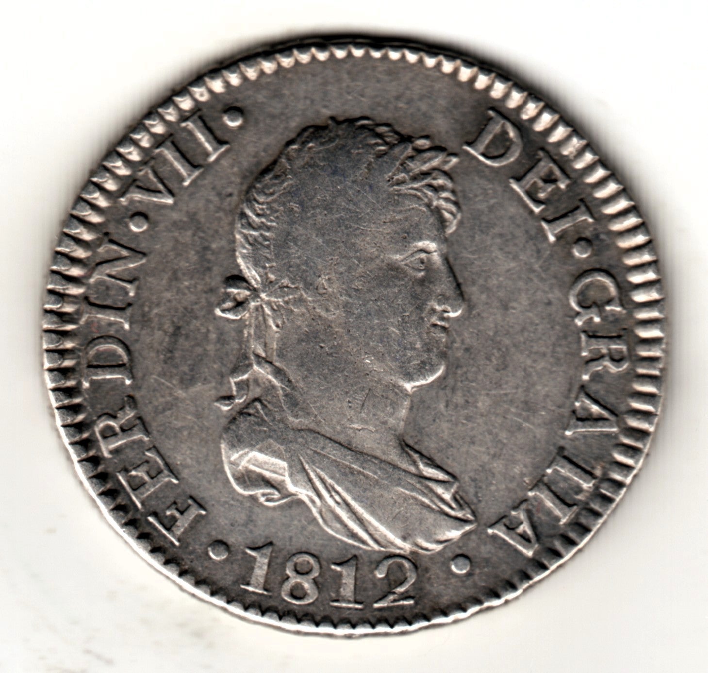 2 reales SPAIN 1812 - Fernando VII MADRID IJ