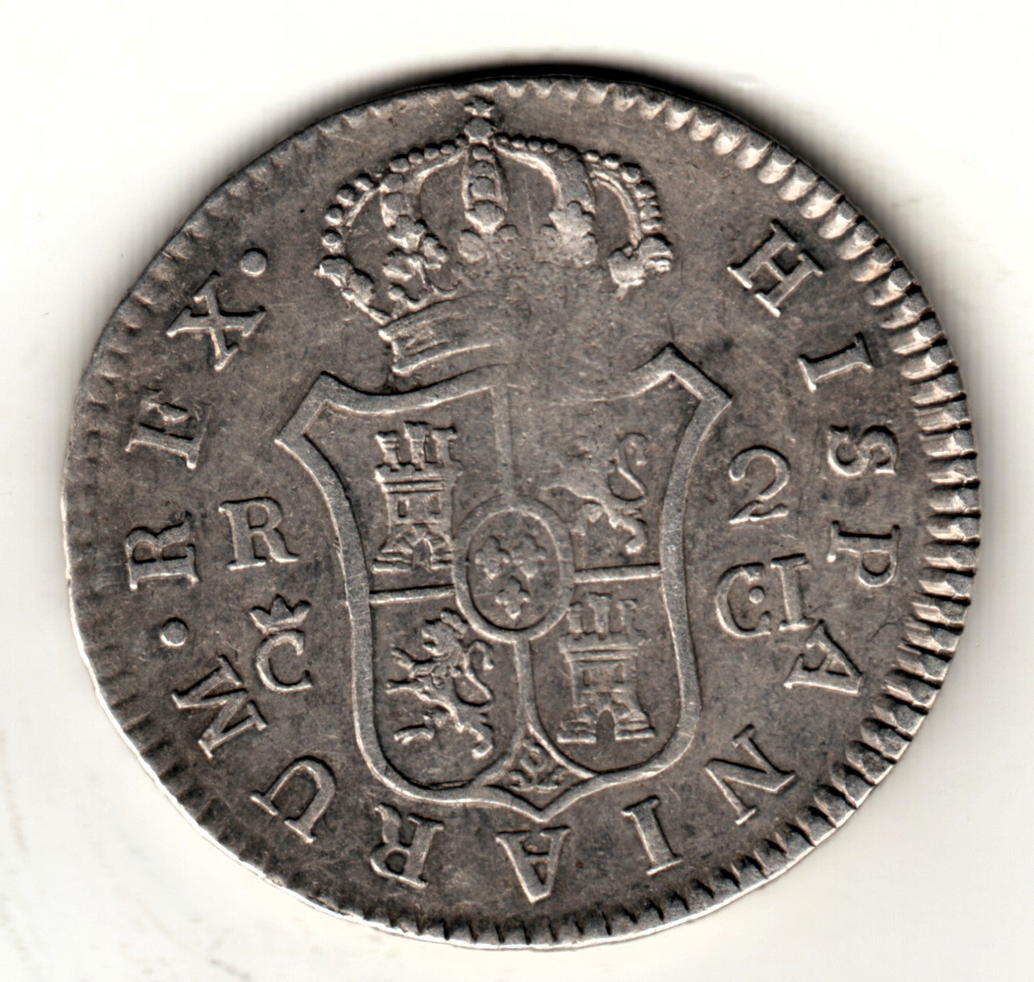 2 reales SPAIN 1812 - Fernando VII MADRID IJ