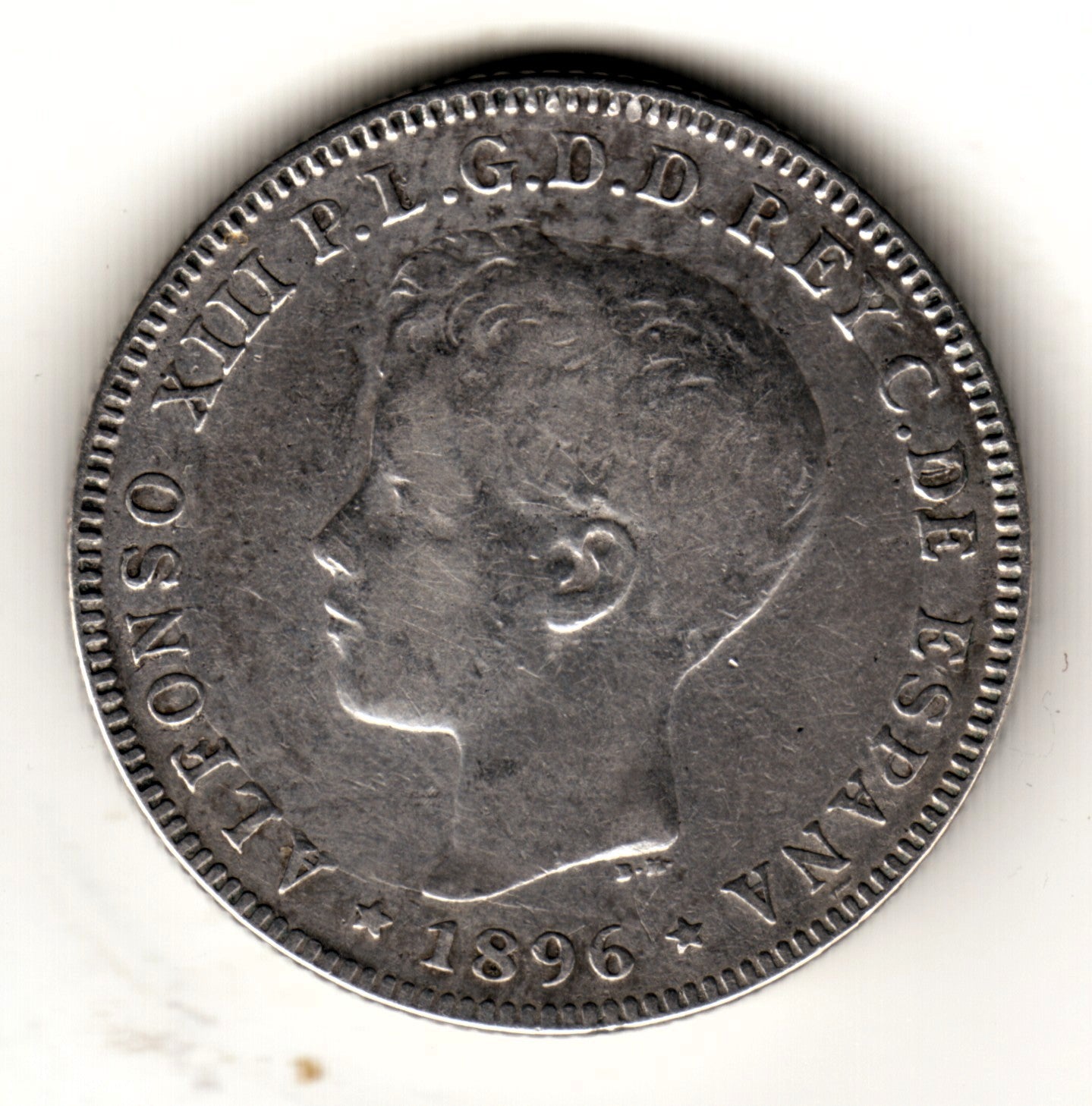 40 centavos ESPAÑA 1896 - Alfonso XIII PUERTO RICO