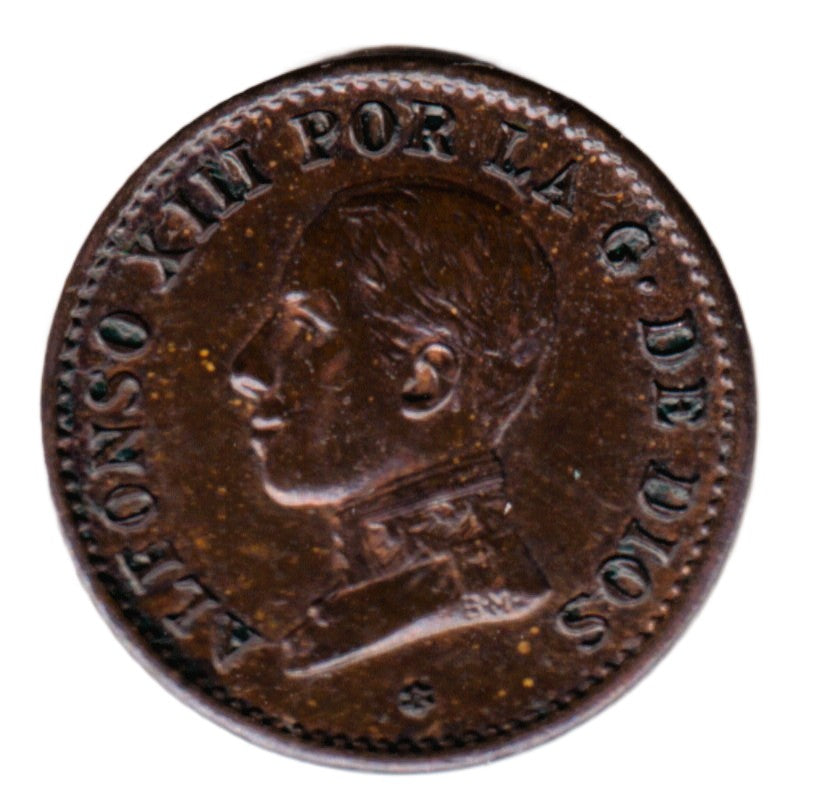 1 cent SPAIN 1912 - Alfonso XIII PC. V *2* #78 