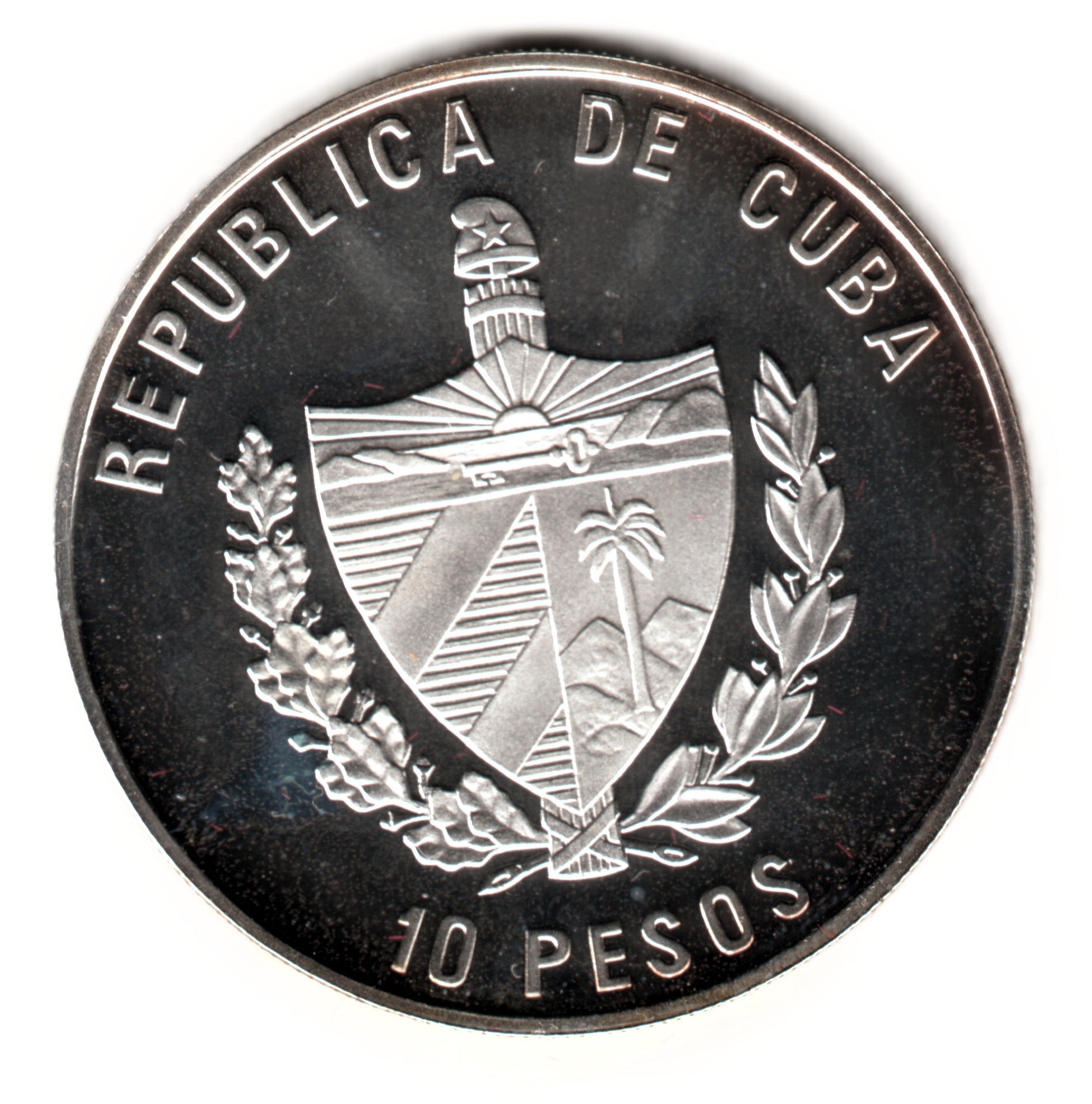 10 pesos plata CUBA 2006 - Beisbol - Juegos Olimpicos 2008