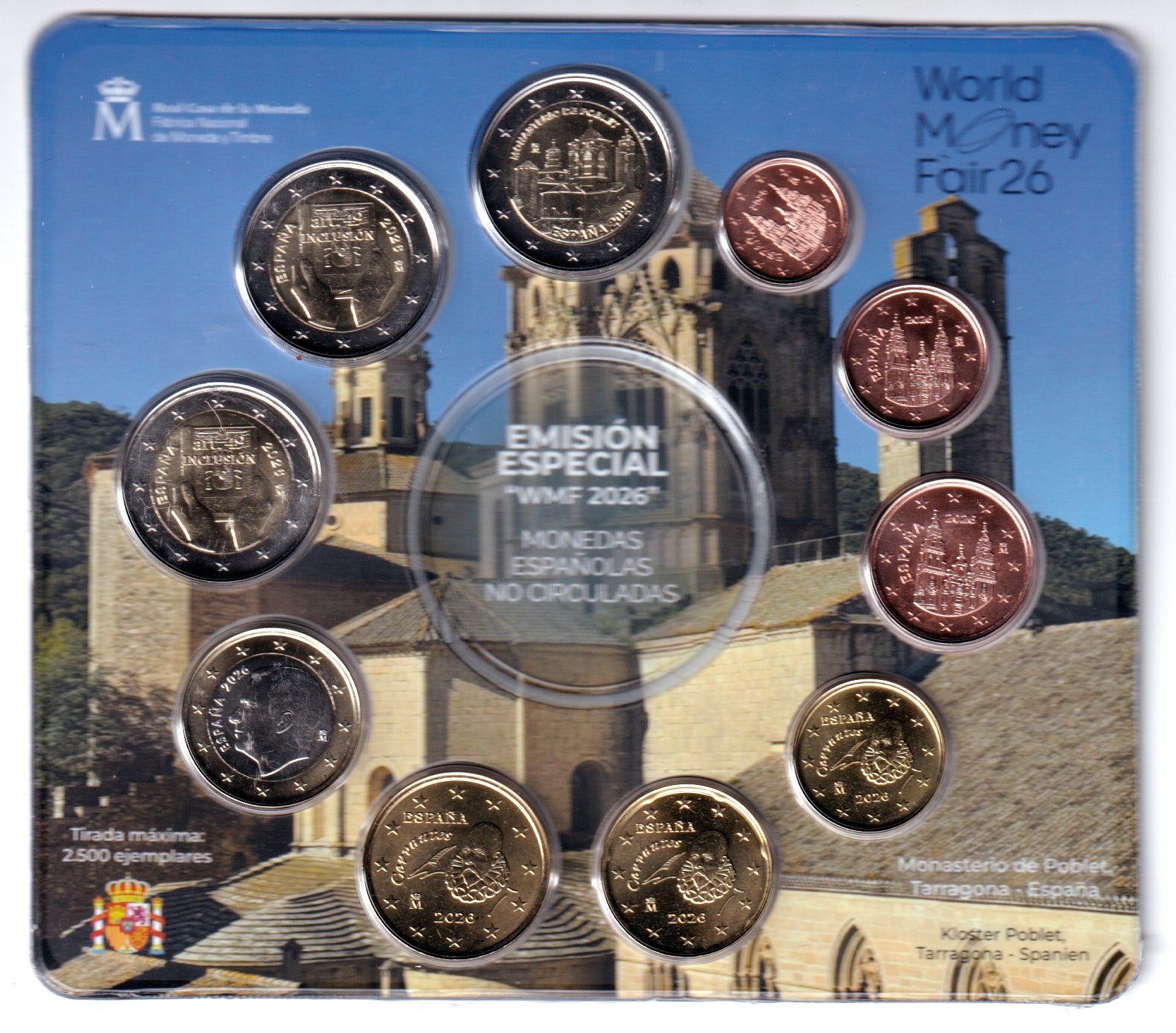 Euroset ESPAÑA 2026 - World Money Fair '26  - BERLIN  ERROR EN EL ENVASADO