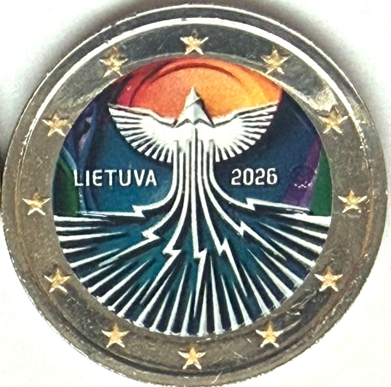 2 euros Lituania 2026 - Independencia Energetica COLOR