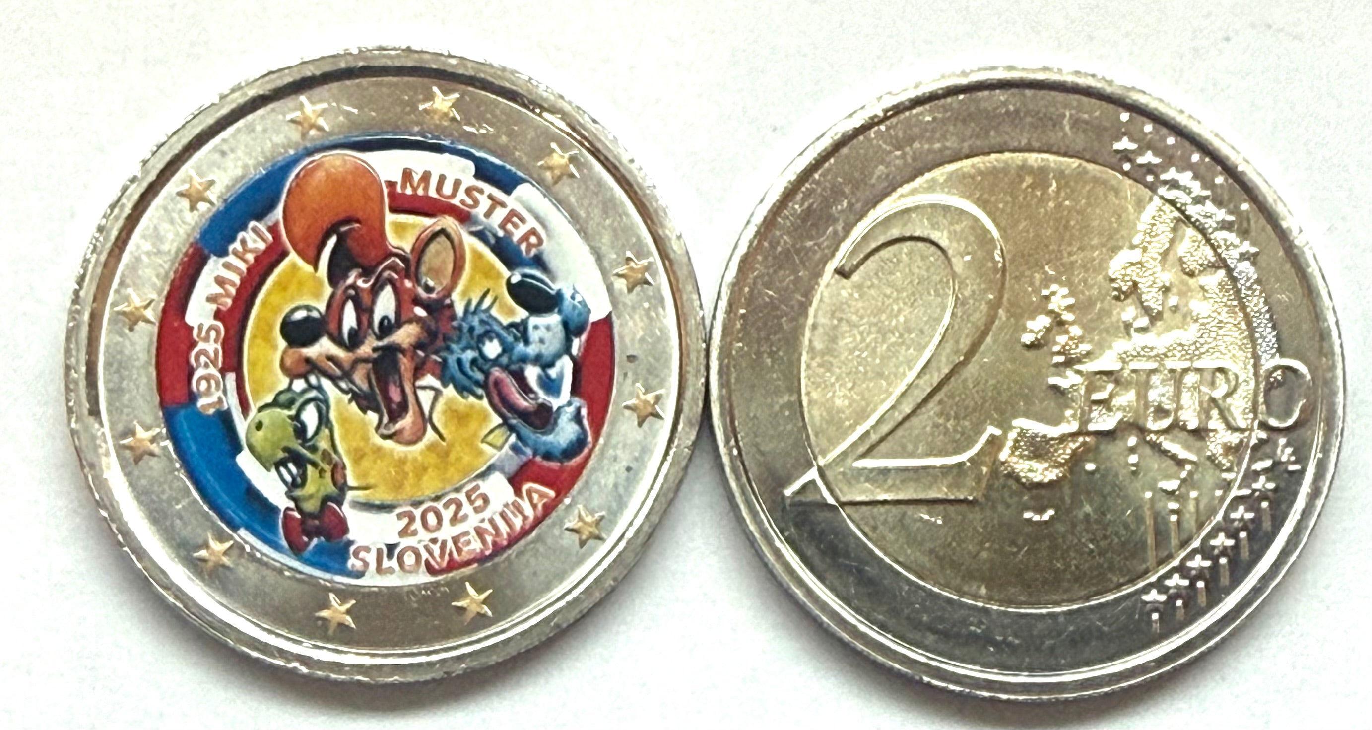 2 euros ESLOVENIA 2025 - Miki Muster COLOR