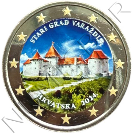 2 euros CROACIA 2024 - Ciudad de Varaždin (COLOR)