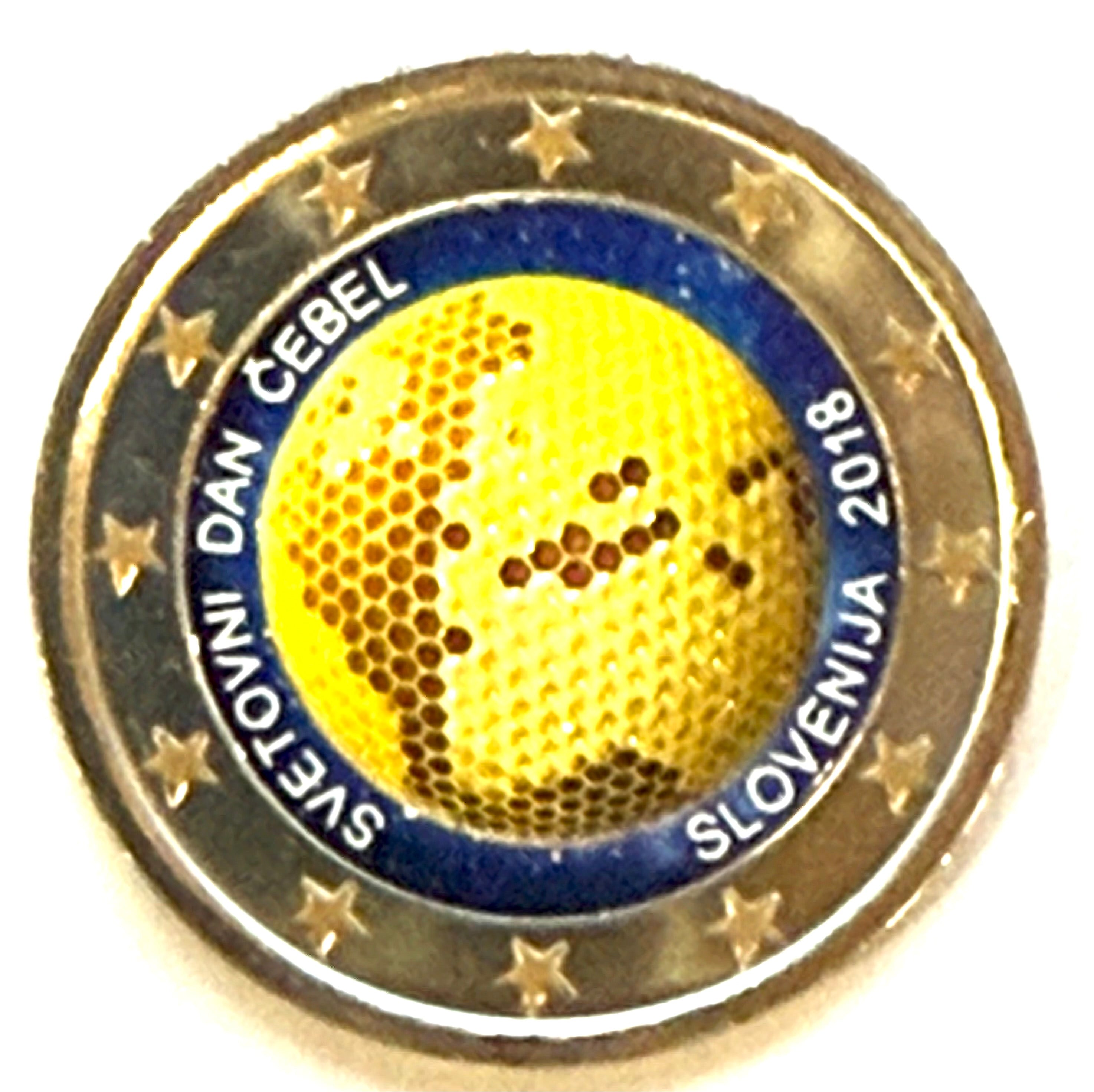 2 euros ESLOVENIA 2018 - Dia mundial de las abejas COLOR