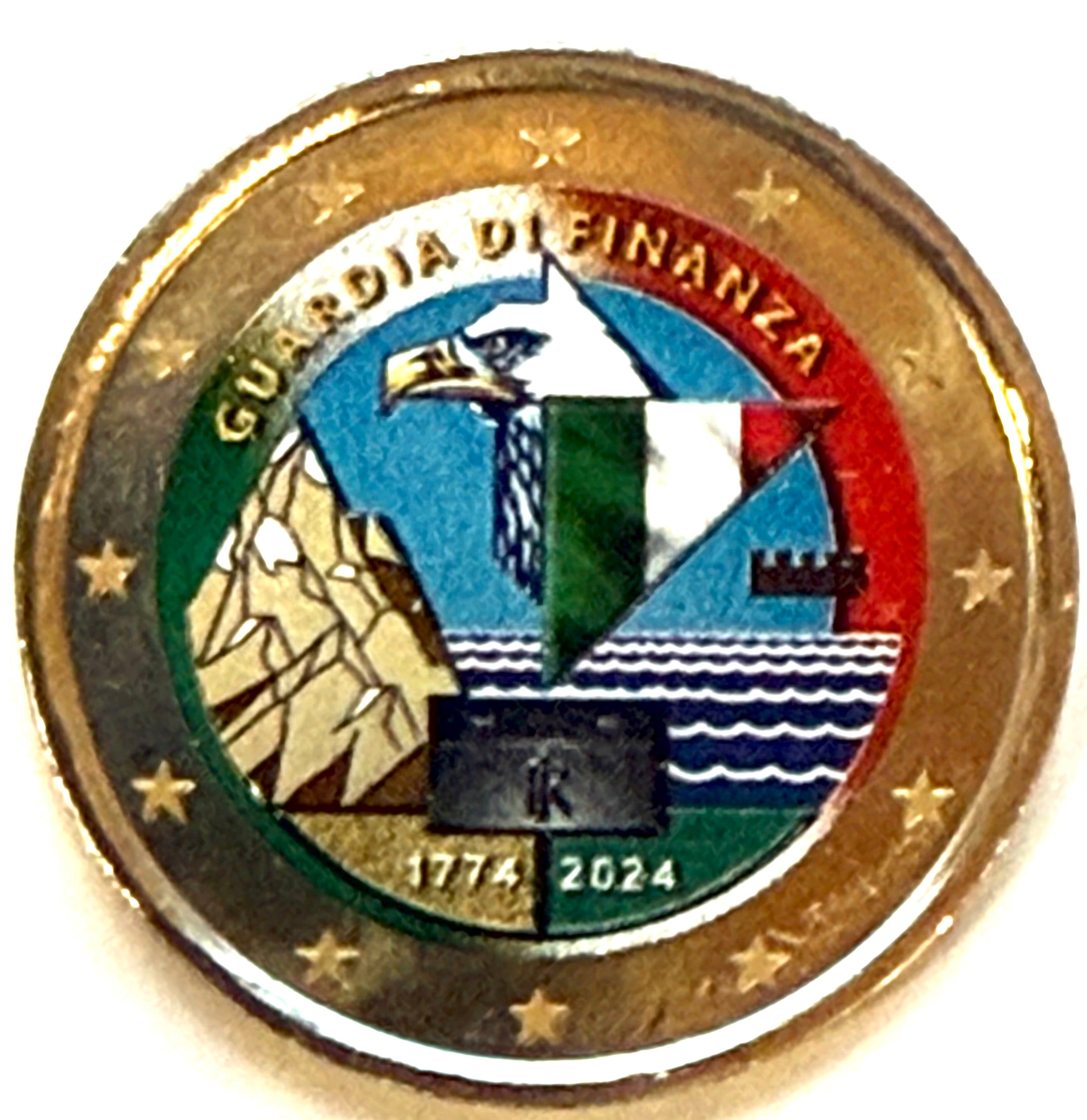 2 euros ITALIA 2024 - Guarda di Finanza color