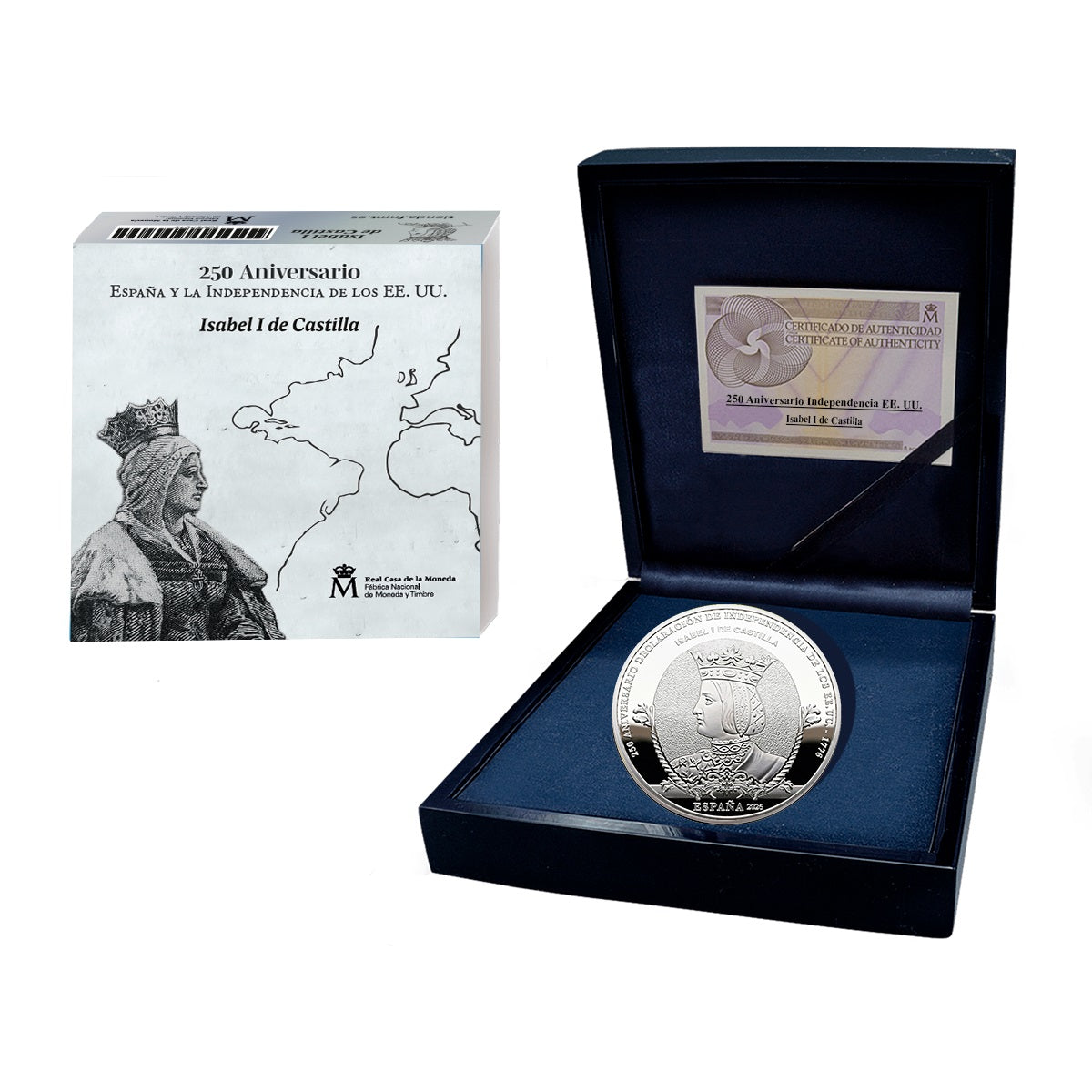 10 euros plata ESPAÑA 2026 - ISABEL I DE CASTILLA (250 ANIV. EEUU)