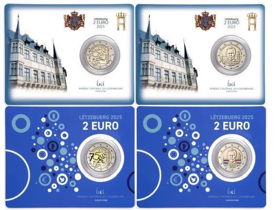 2 euros LUXEMBURGO 2025 - SET COMPLETO PROOF