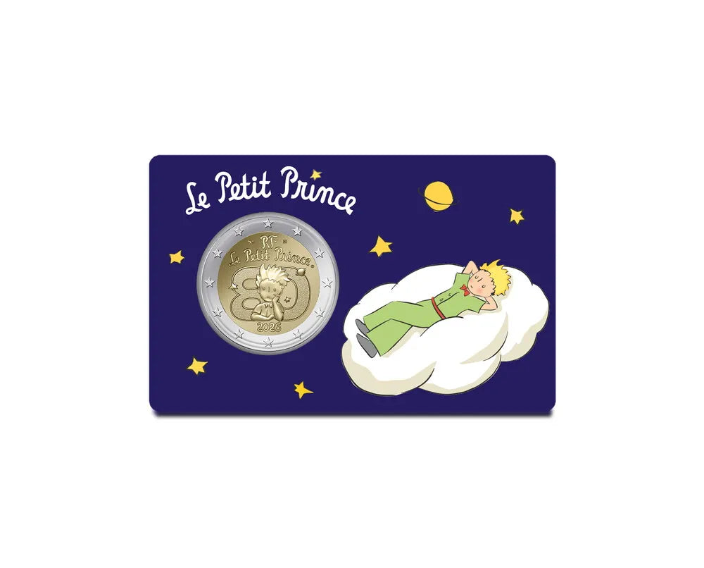 2 euros FRANCIA 2026 El Principito - La Nube