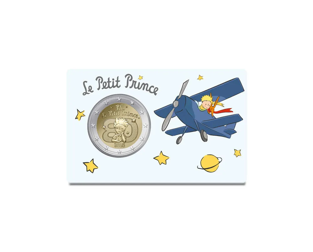 2 euros FRANCIA 2026 El Principito - El avión