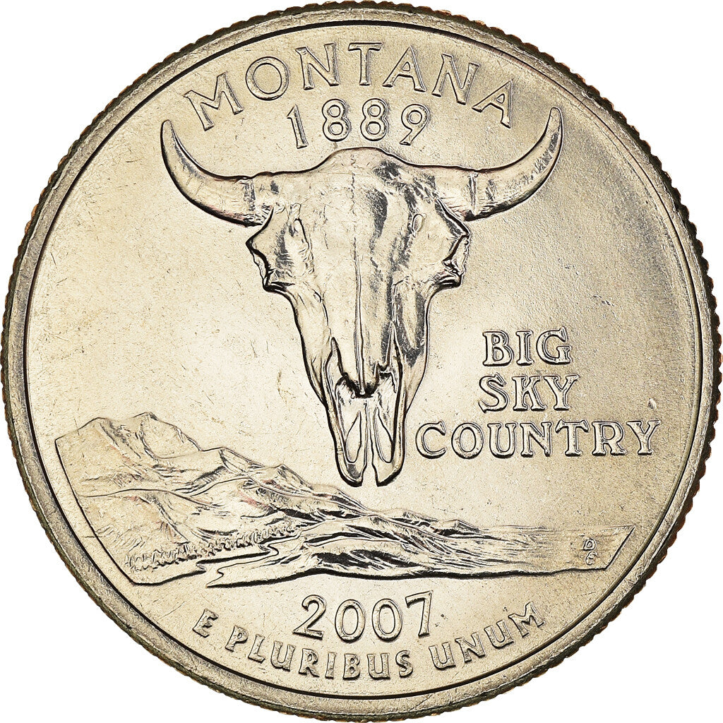 25 centavos ESTADOS UNIDOS 2007 D -  Montana