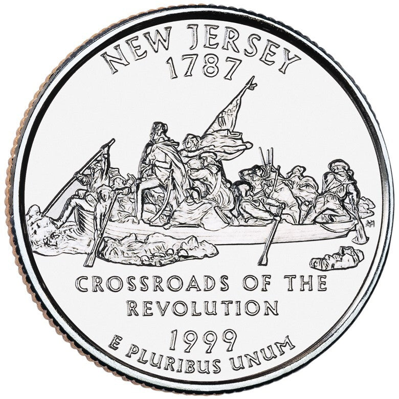 25 centavos ESTADOS UNIDOS 1999 P - NEW JERSEY