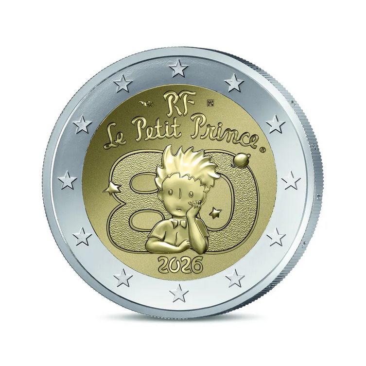 2 euros FRANCIA 2026 El Principito - 4 MONEDAS