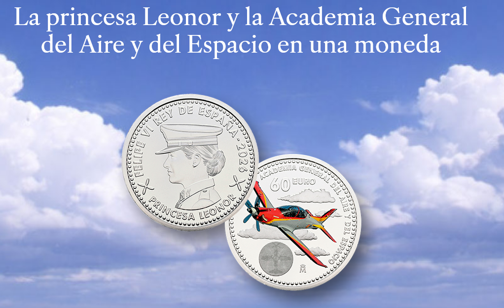 60 euros plata ESPAÑA 2026 Princesa Leonor y Ejercito del Aire y del Espacio