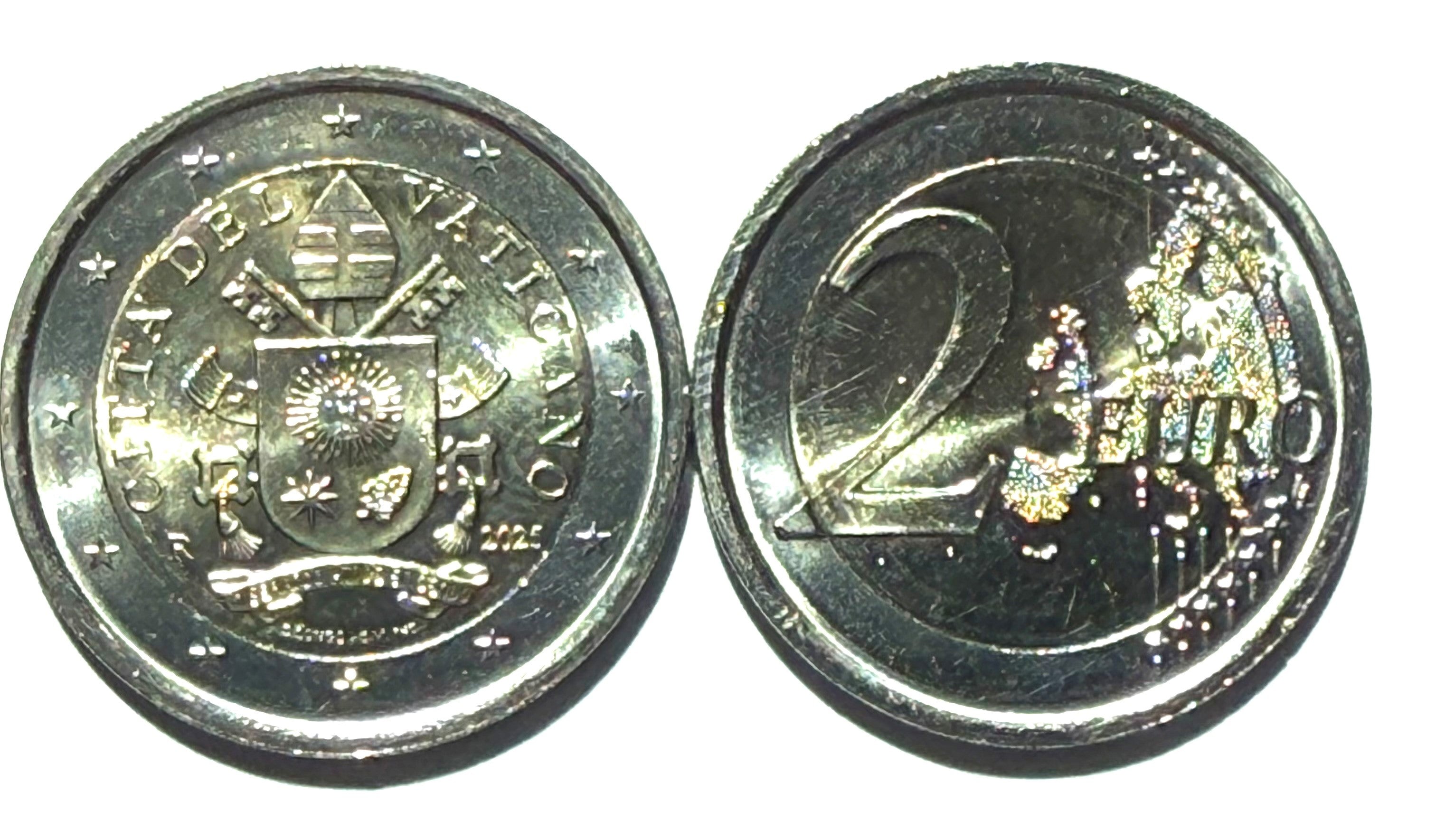 2 euros VATICANO 2025 circulacion