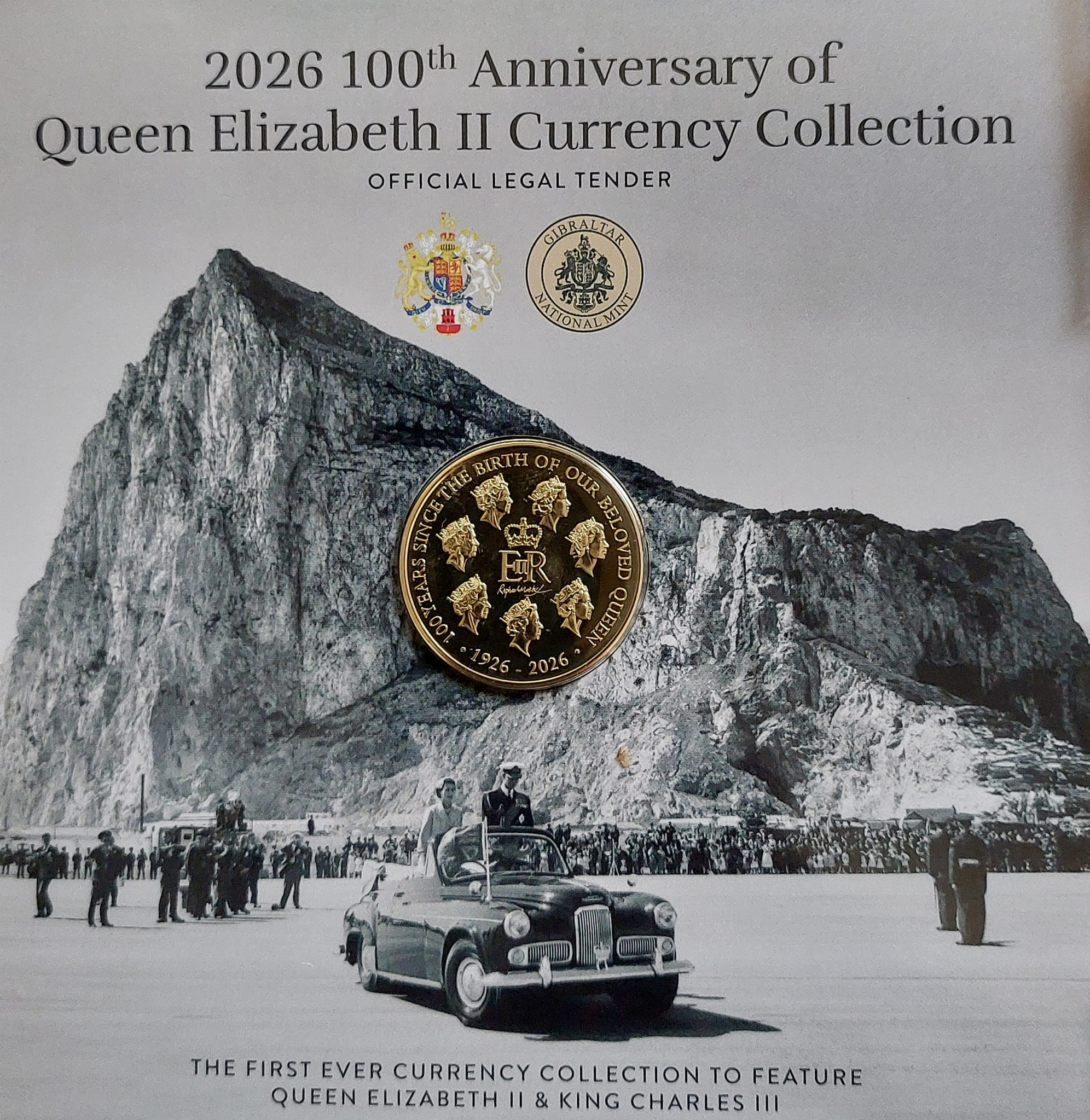 SET DE MONEDAS GIBRALTAR 2026 - Coin Collector Limted Edition CON 5 LIBRAS MUY RARO