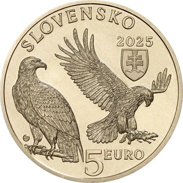 5 euros ESLOVAQUIA 2025 -Águila Imperial Oriental