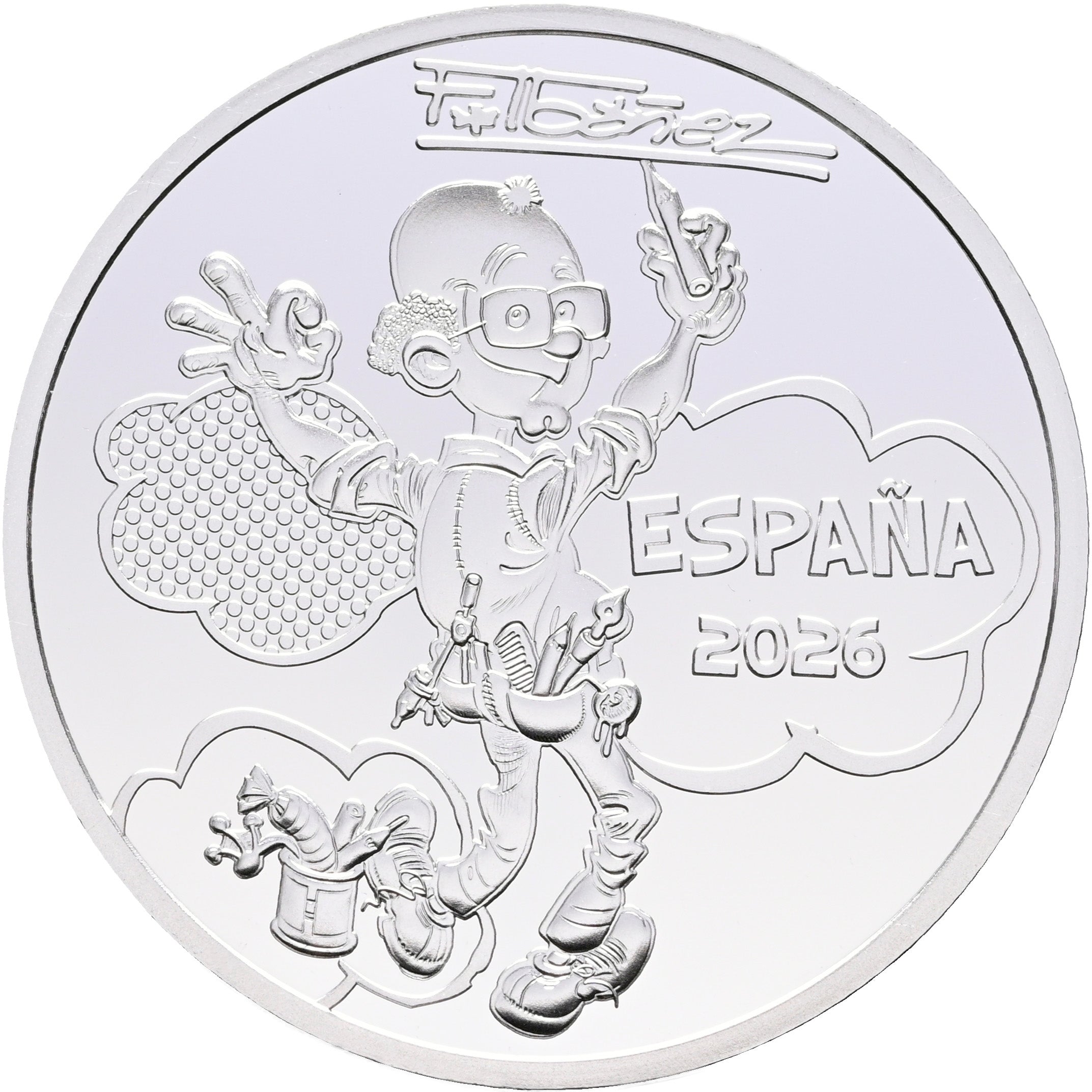 ESPAÑA 2026 colección MORTADELO Y FILEMON serie personajes Franciso Ibañez