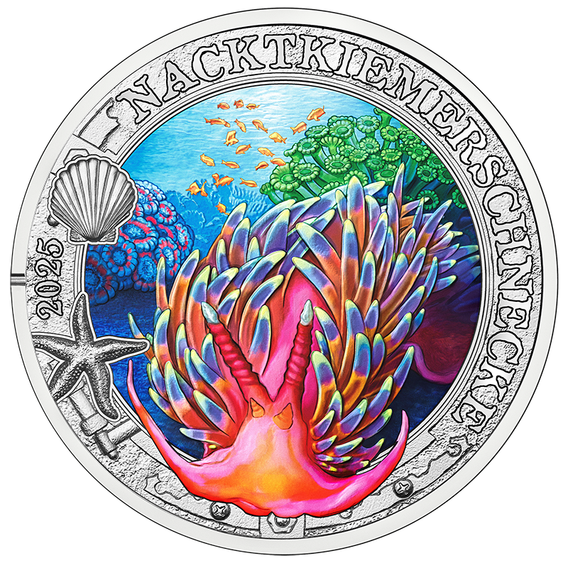 3 euros AUSTRIA 2025 - Nudibranquio Doridio