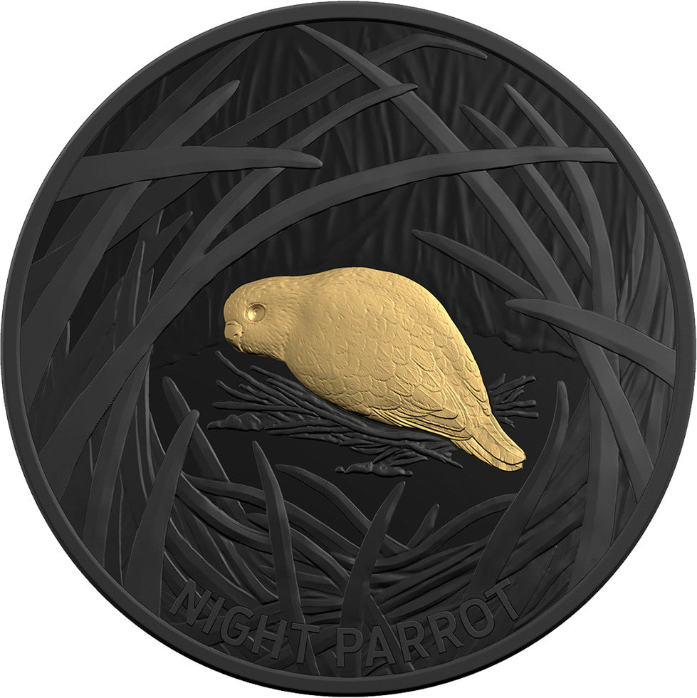5 dólares AUSTRALIA 2019 - Night Parrot (Perico Nocturno)