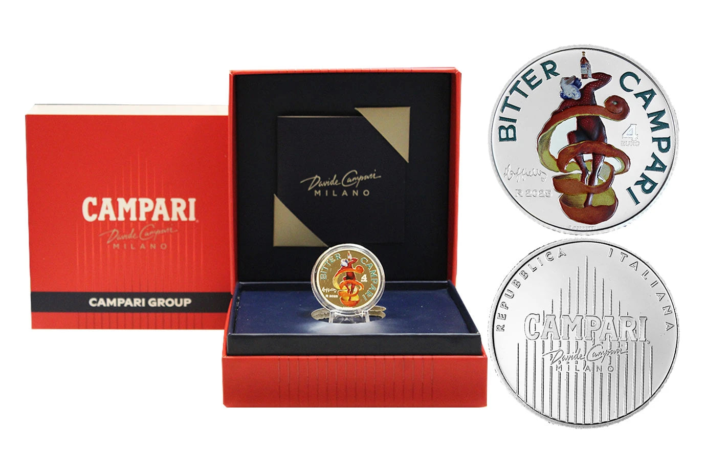 4 euros ITALIA 2025 - PROOF - Campari - ITALIA