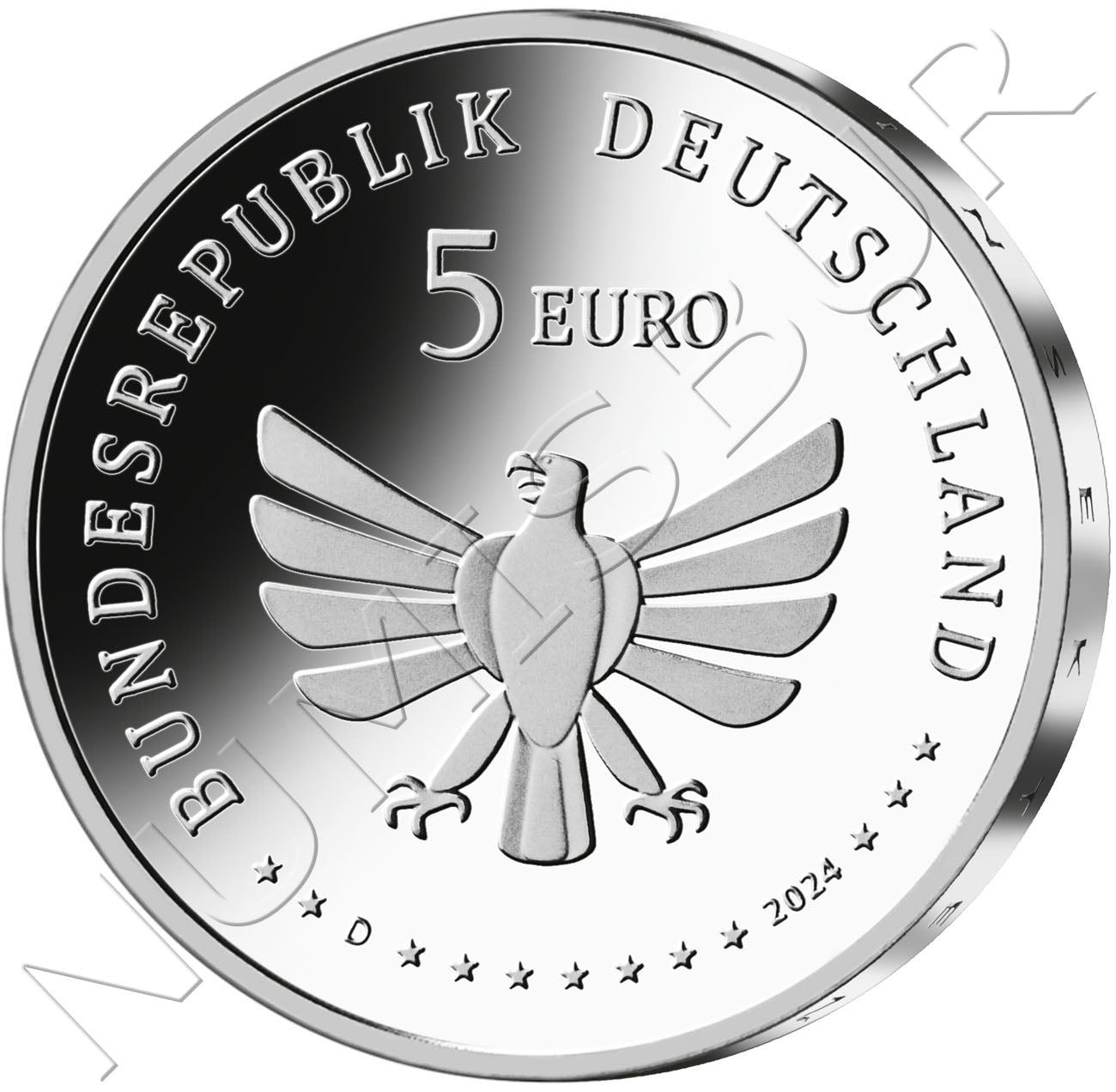 5 euros ALEMANIA 2024 - Escabarajo Ciervo 