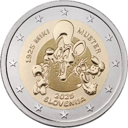 2 euros ESLOVENIA 2025 - Miki Muster