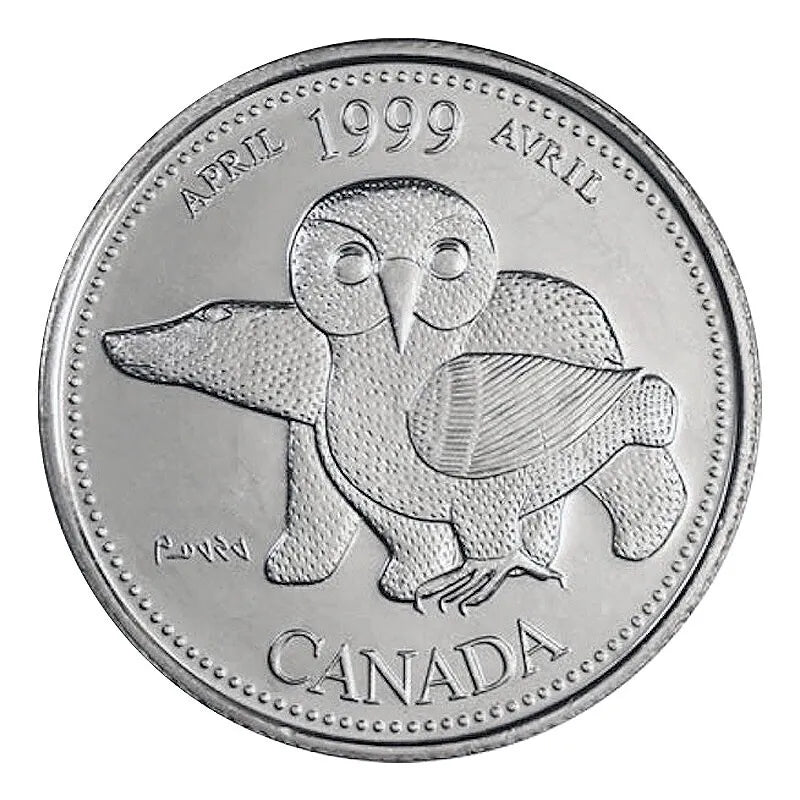 25 céntimos CANADA 1999 - Abril: Una nación de pueblos milenarios