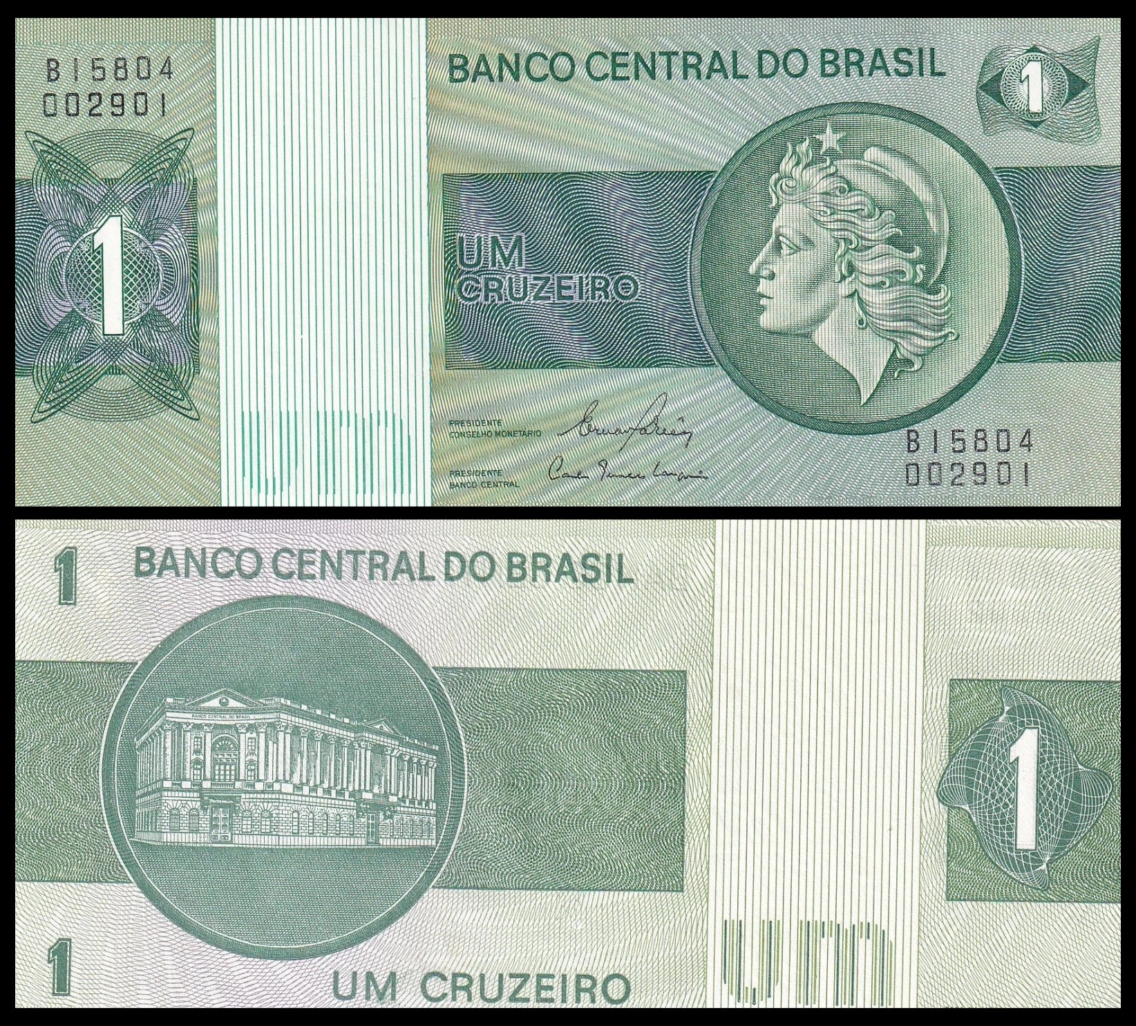1 cruzeiro BRASIL 1980 - Pick 191Ac