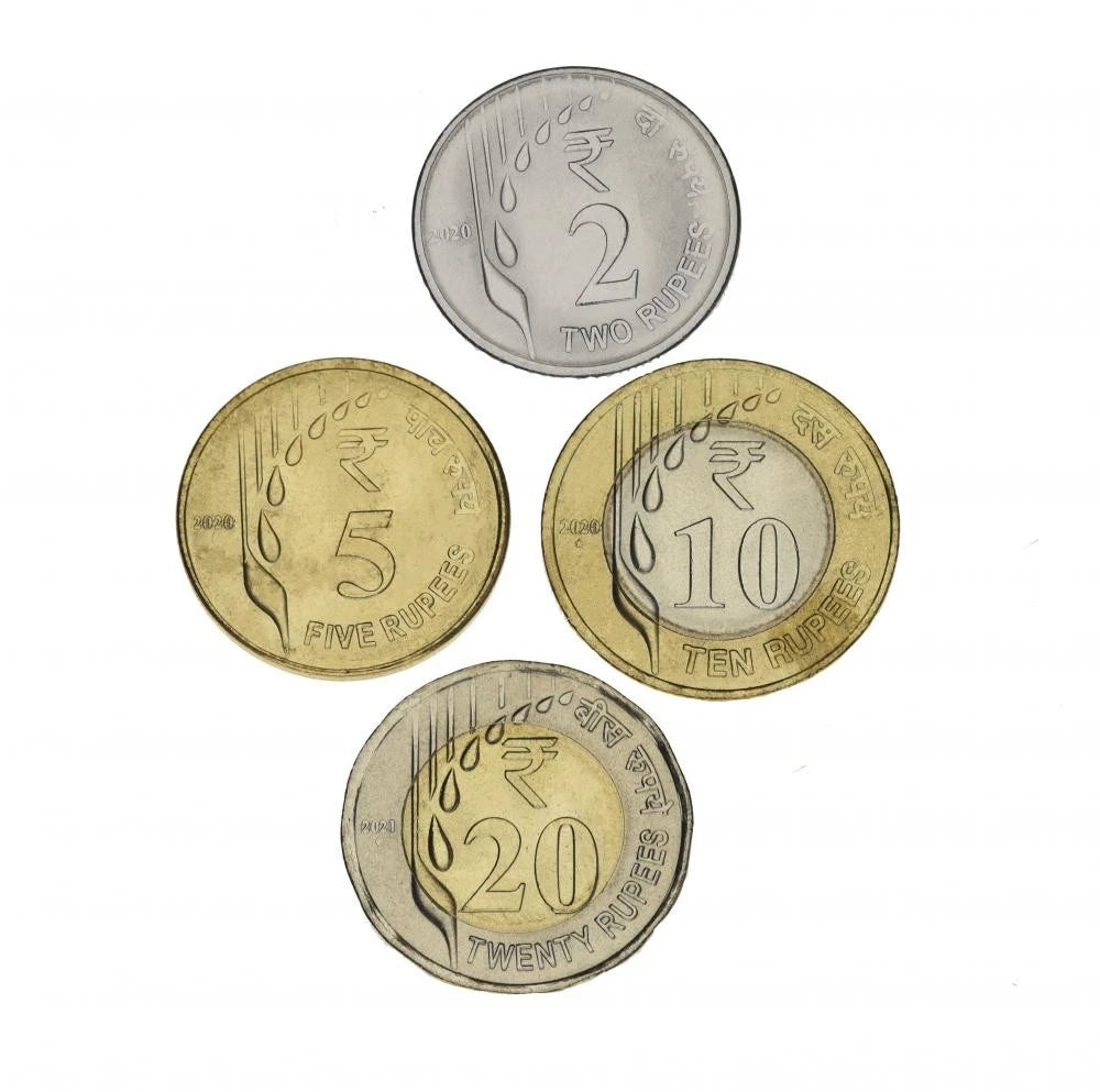 Serie INDIA 2020 / 2021 - 4 monedas