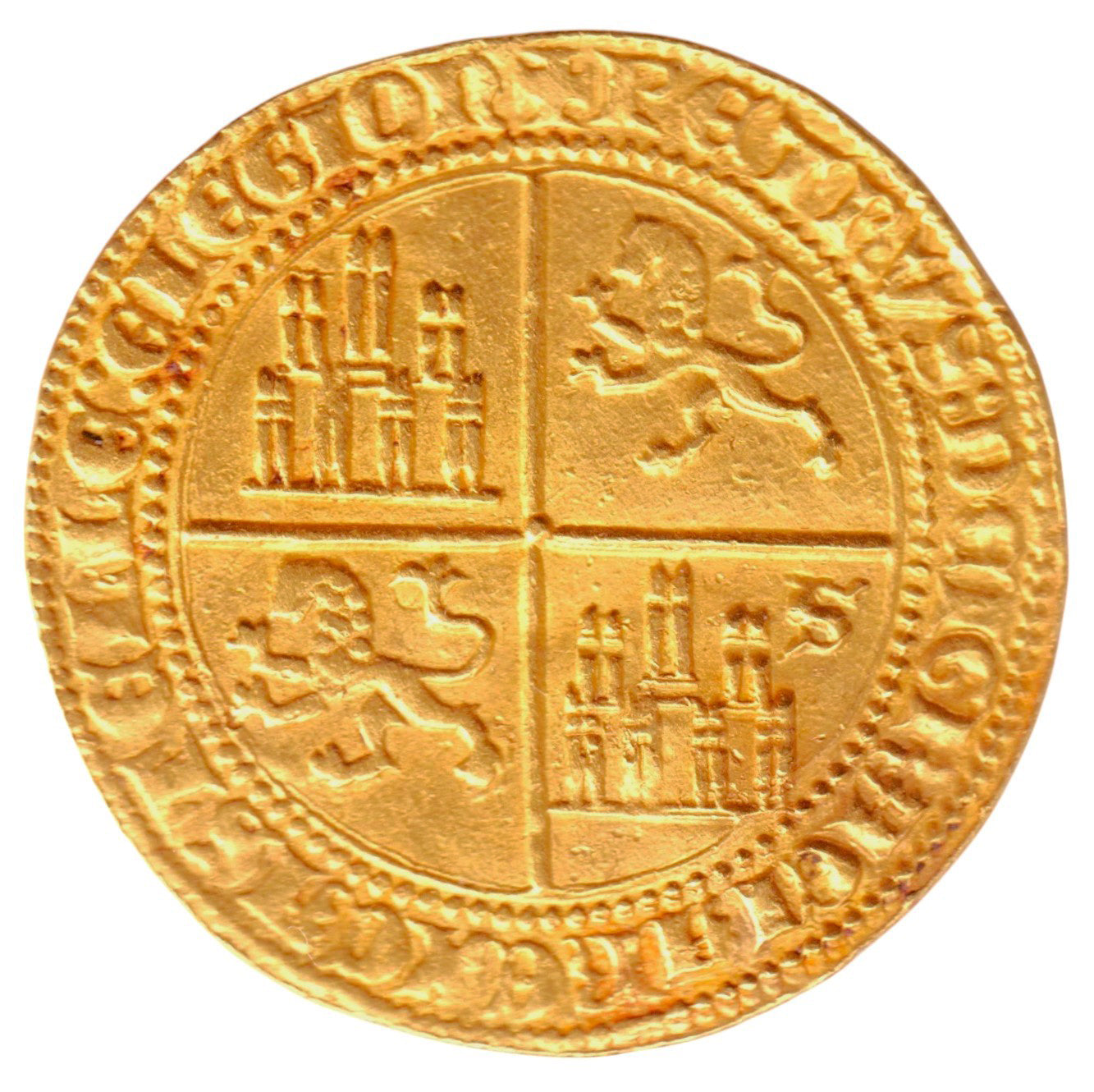35 maravedies CASTILLA Y LEON (1350-1366) Doblón Sevilla Pedro I