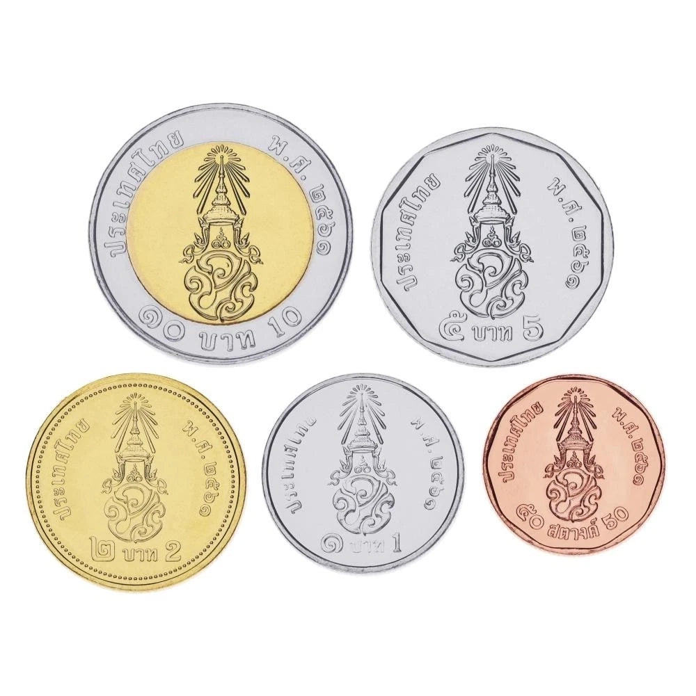 Serie TAILANDIA 2018 / 2021 - 5 monedas