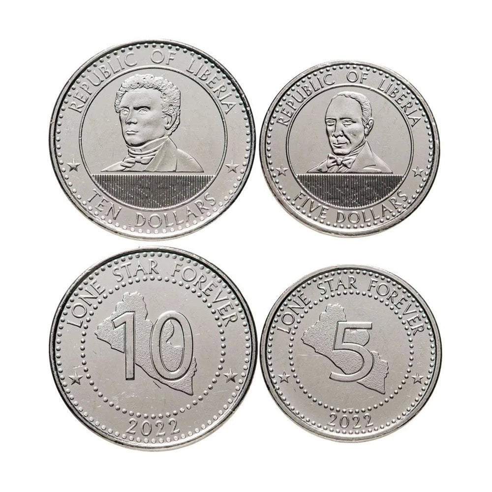 Serie LIBERIA 2022 - 2 monedas