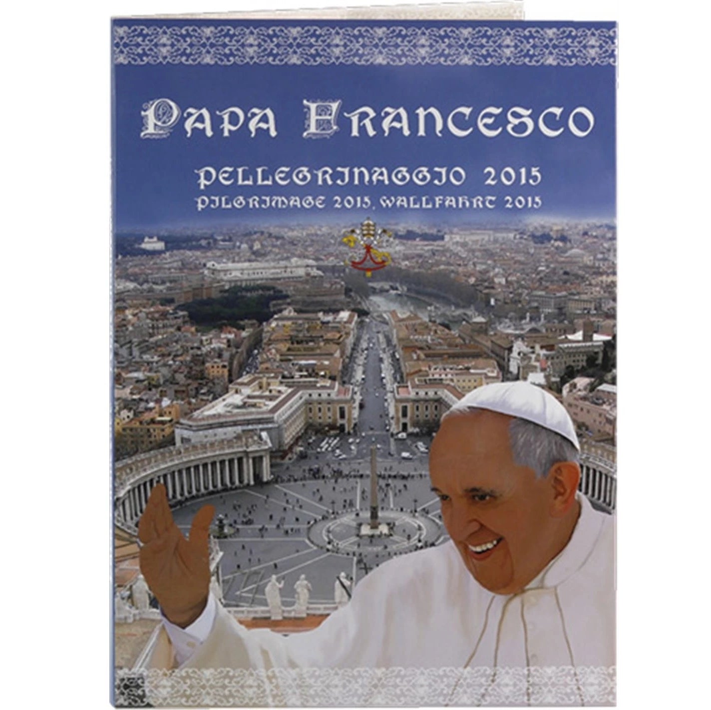 ALBÚM 11 MONEDAS 50 CÉNTIMOS VATICANO PEREGRINACIÓN 2015