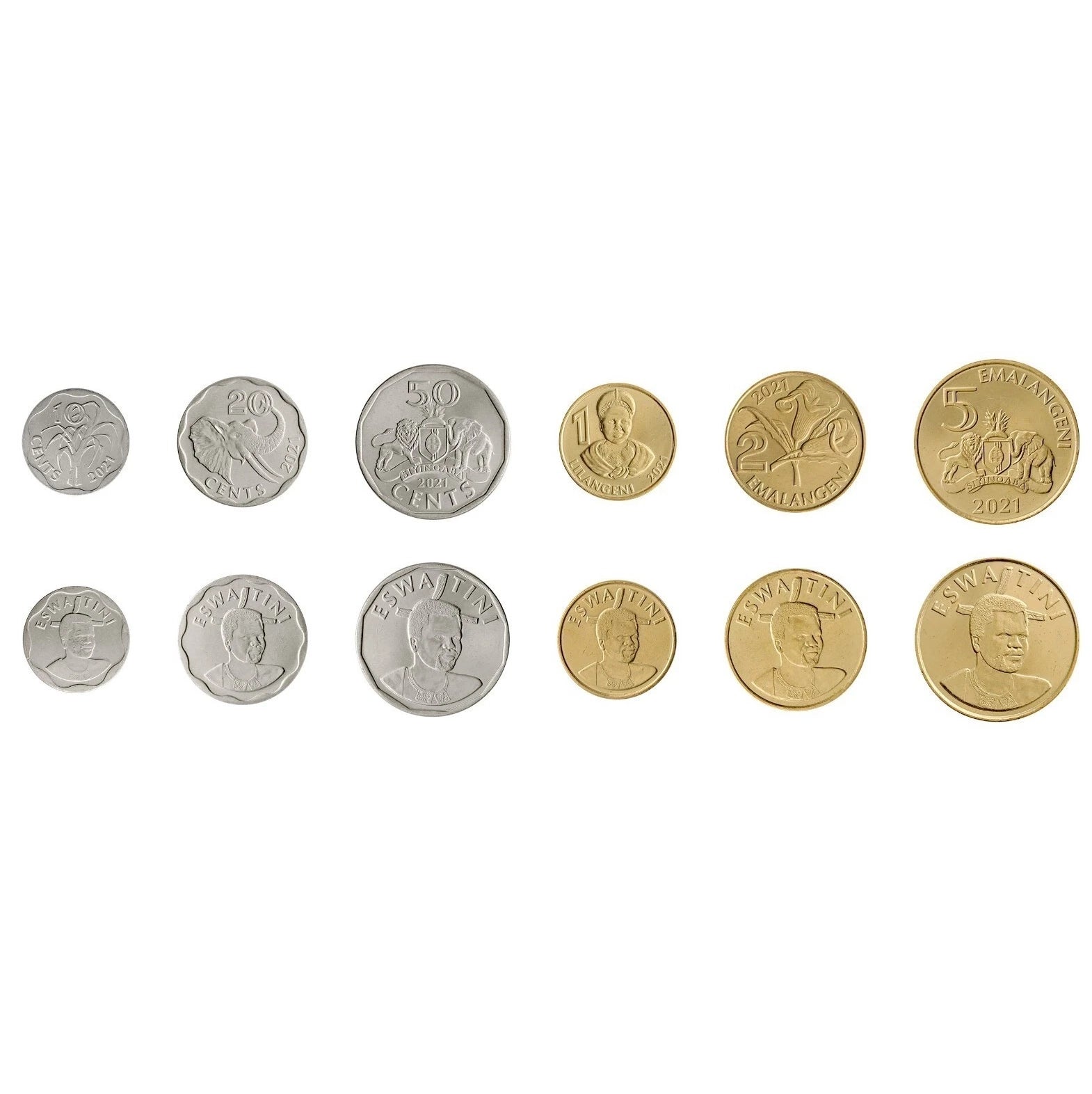 Serie ESUATINI 2021 - 6 monedas
