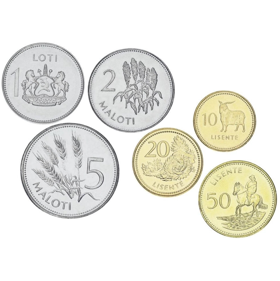 Serie LESOTO 2010 / 2023 - 6 monedas