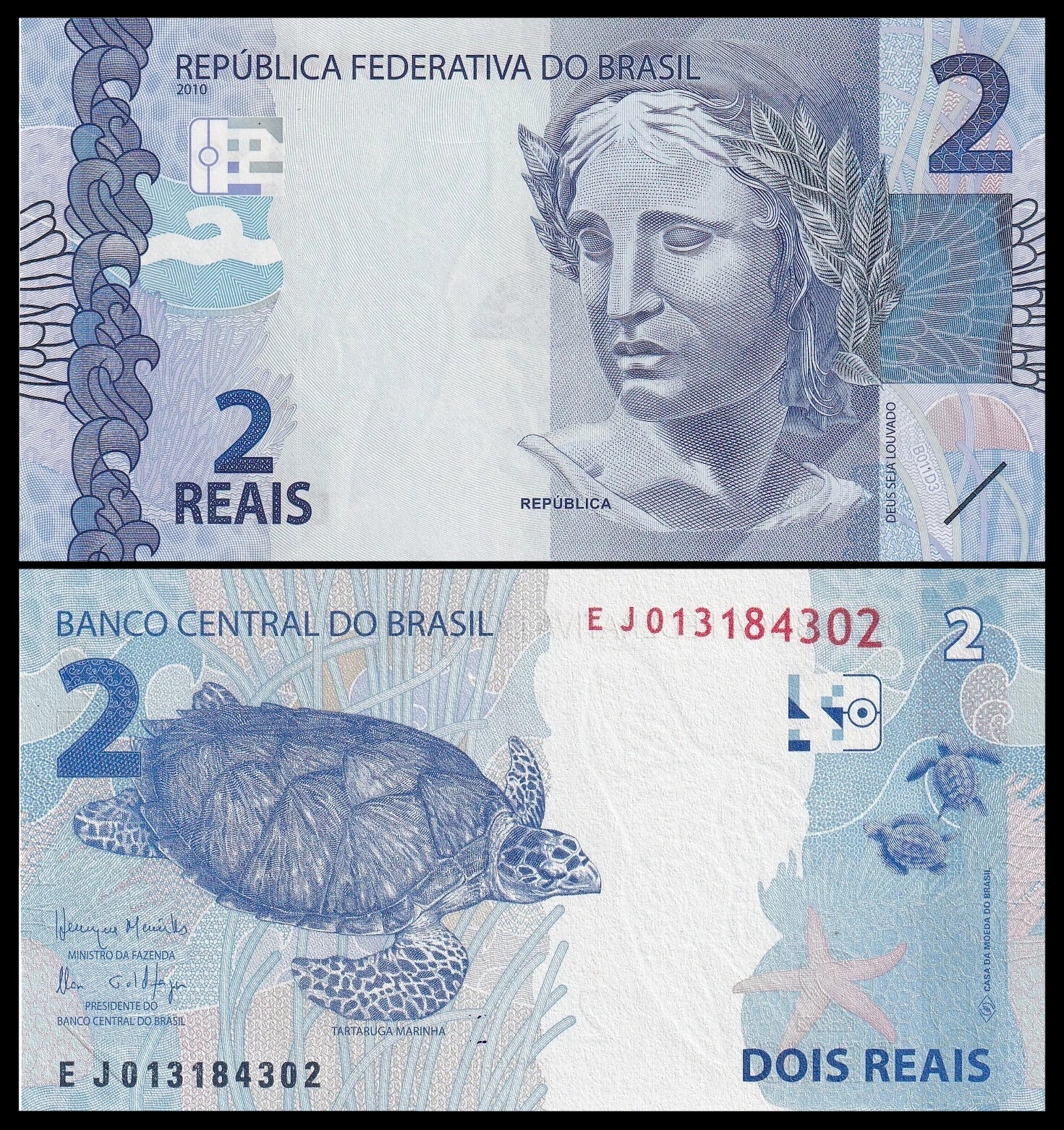 2 reales BRASIL 2010 - Pick 252
